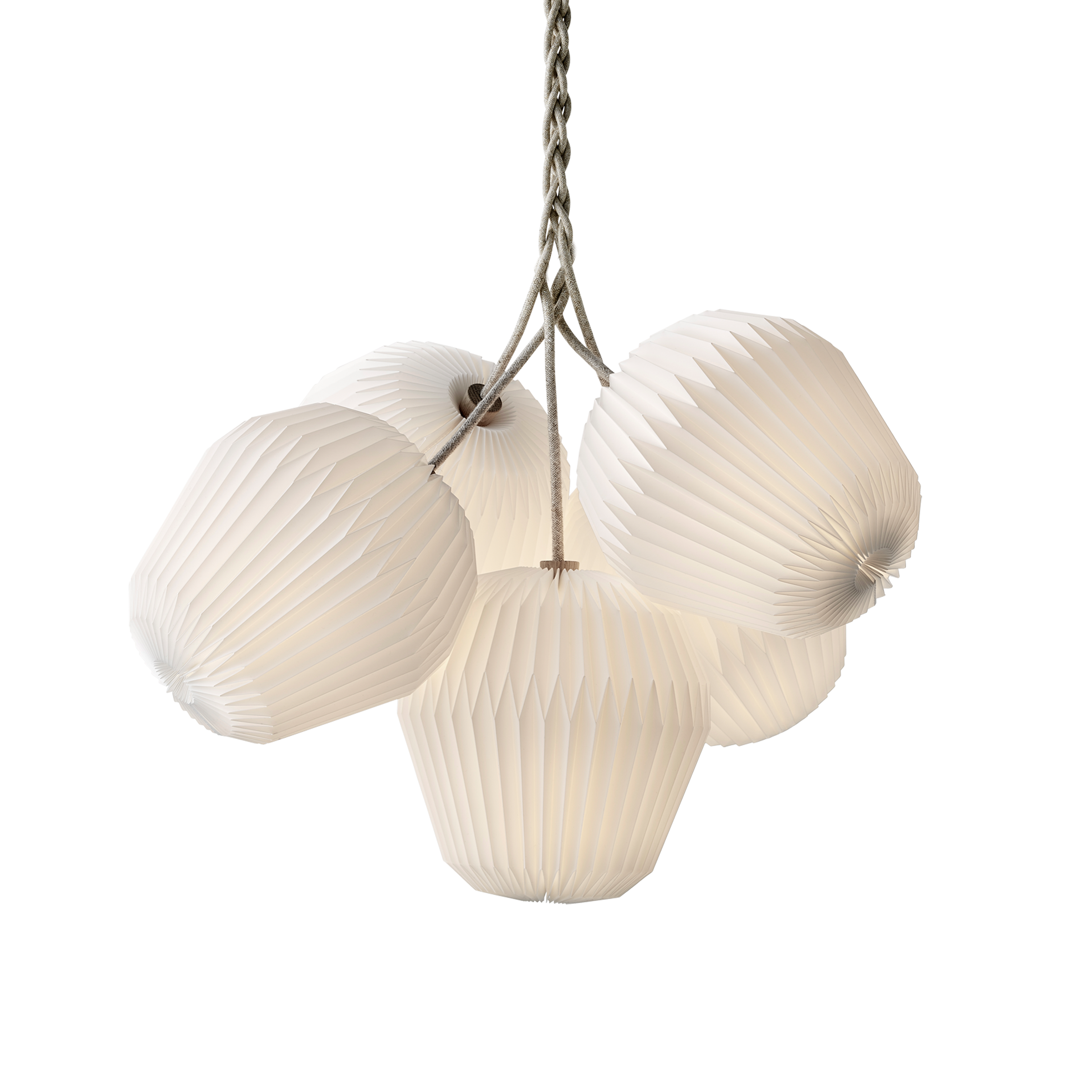 Kroonluchter BOUQUET 5 wit