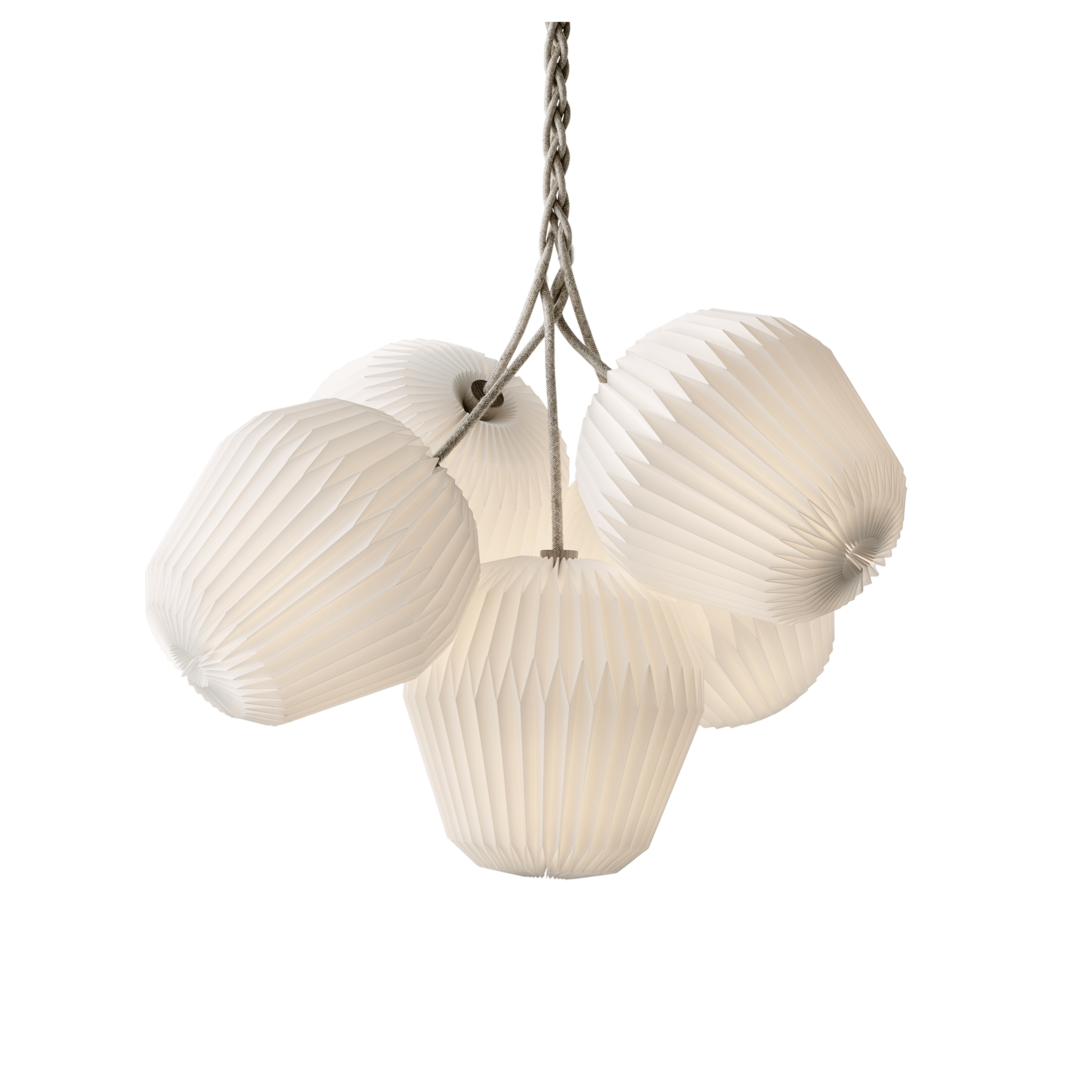 Pendelleuchte MODELL 130 BOUQUET 5 weiß