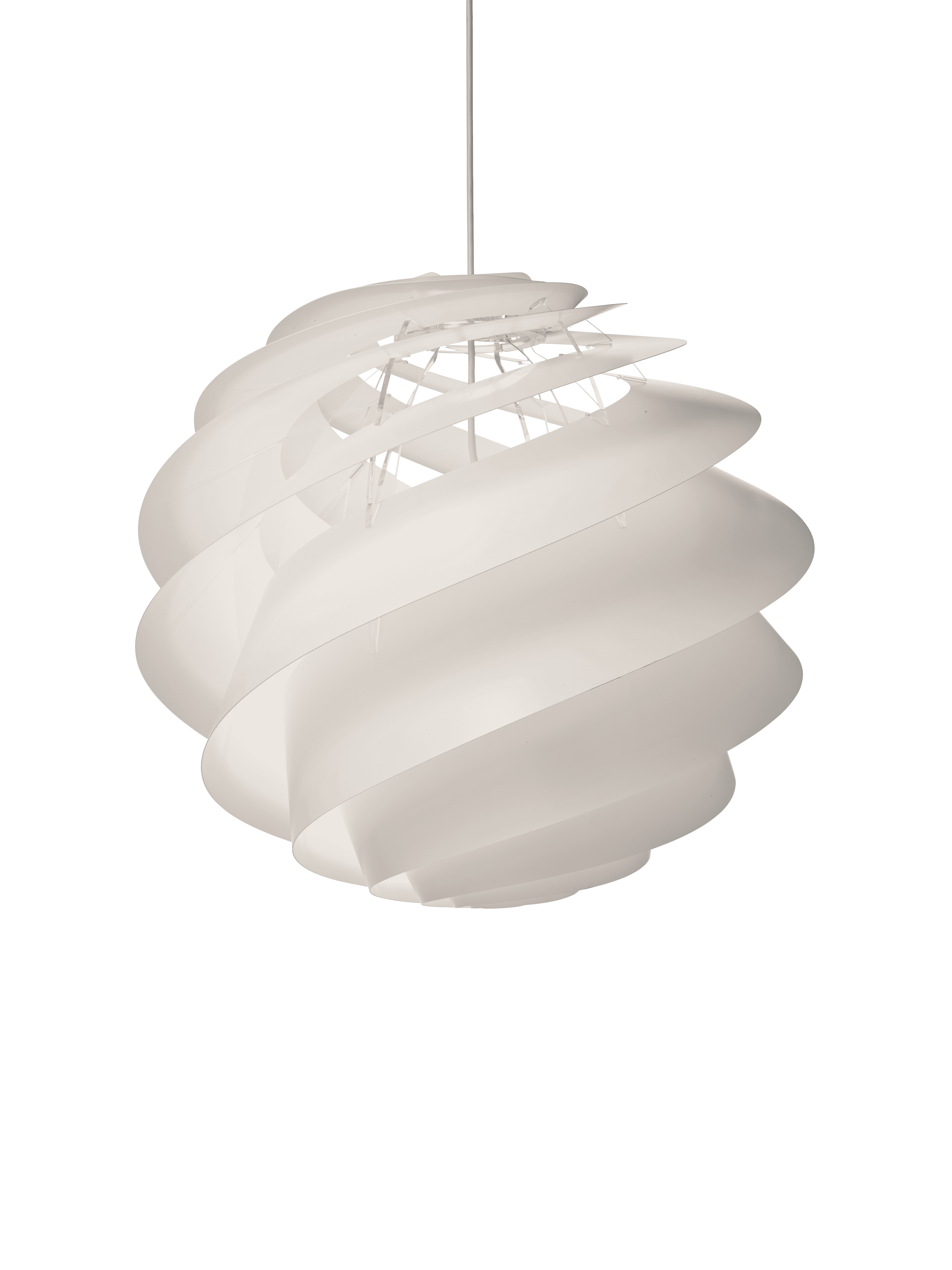 Hanging Lamp MODEL 1313 SWIRL 3 white