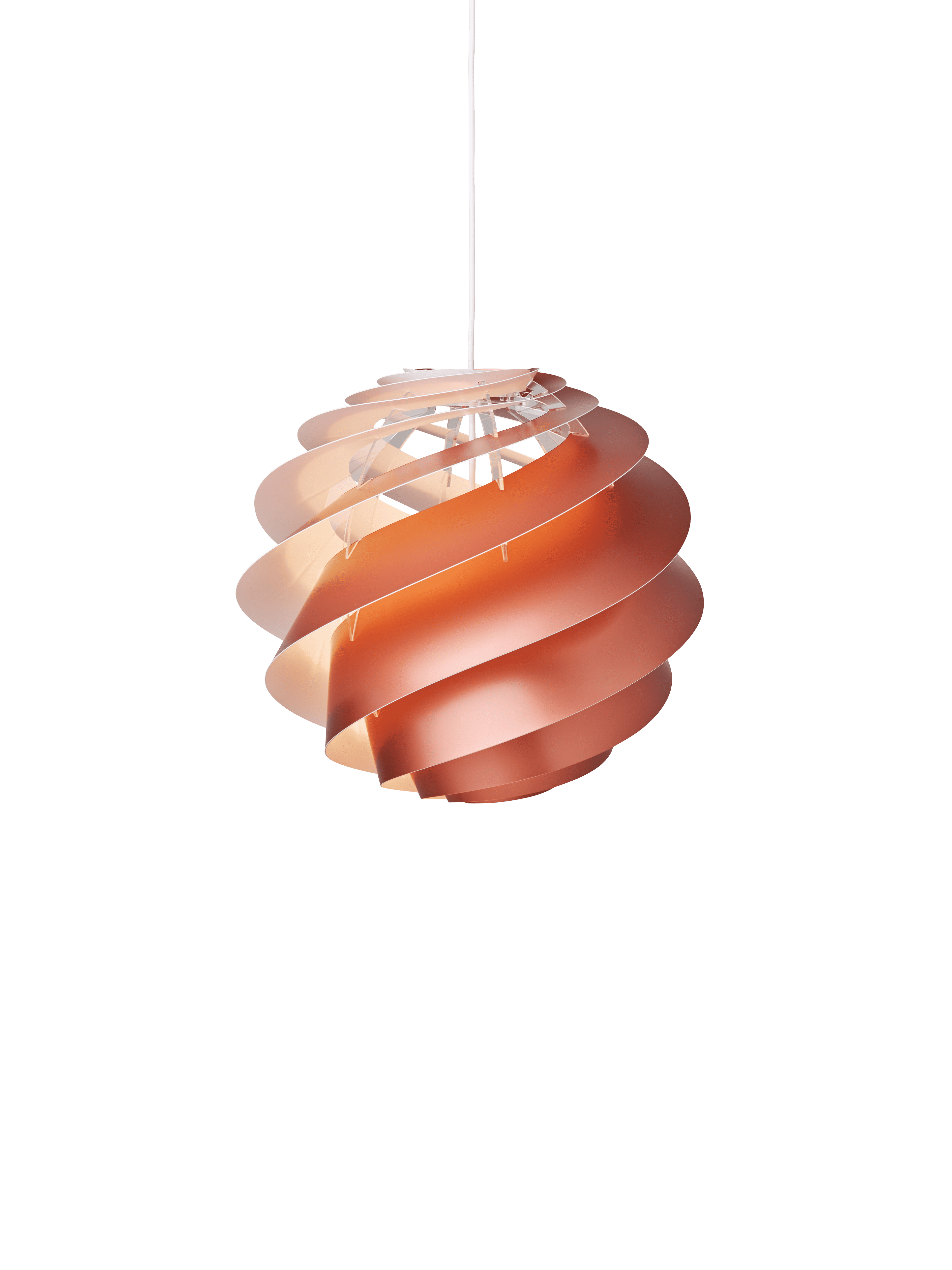 Hanglamp MODEL 1313 SWIRL 3 koper