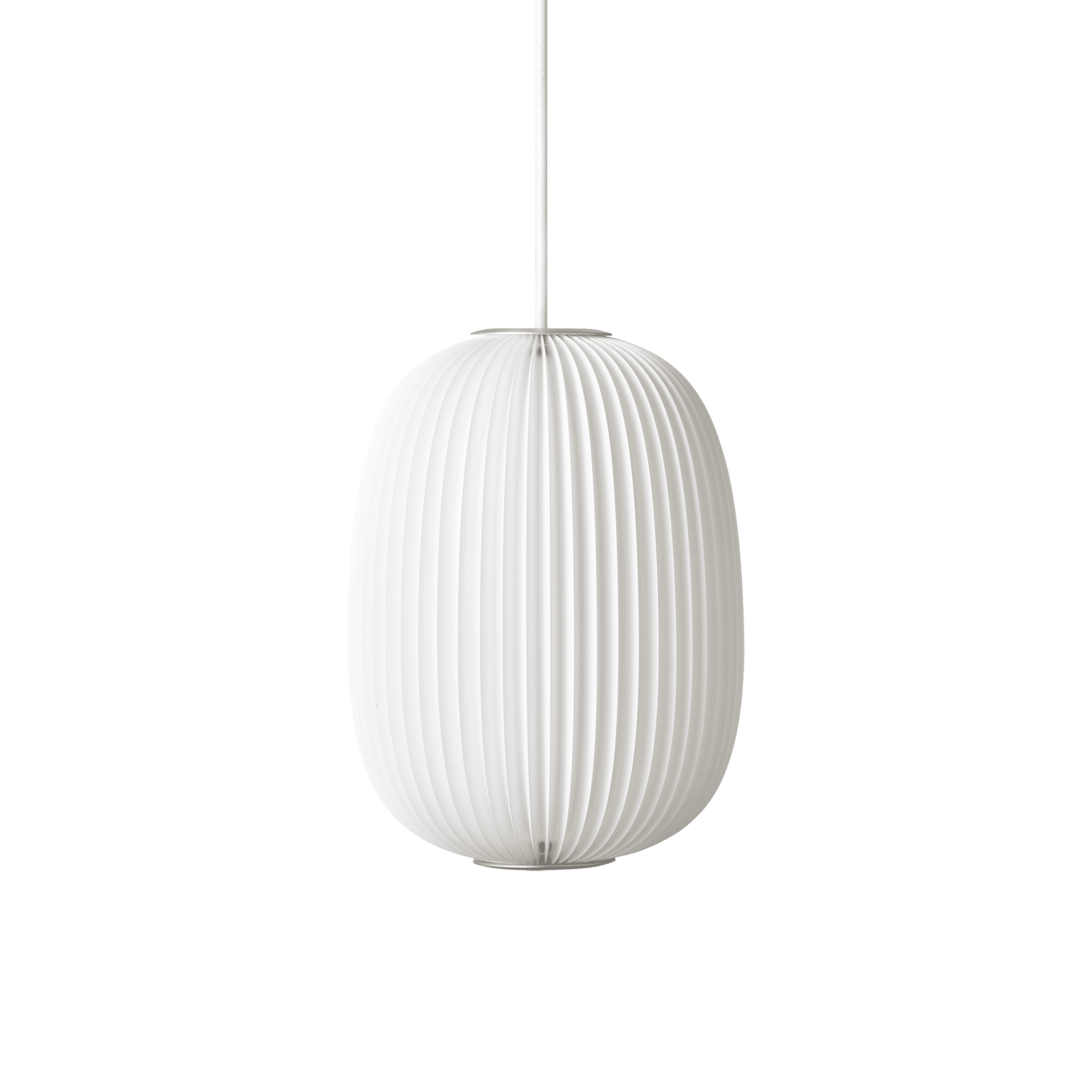 Lampa wisząca MODEL 135 LAMELLA 4 biały ze srebrnym wykończeniem – Le Klint