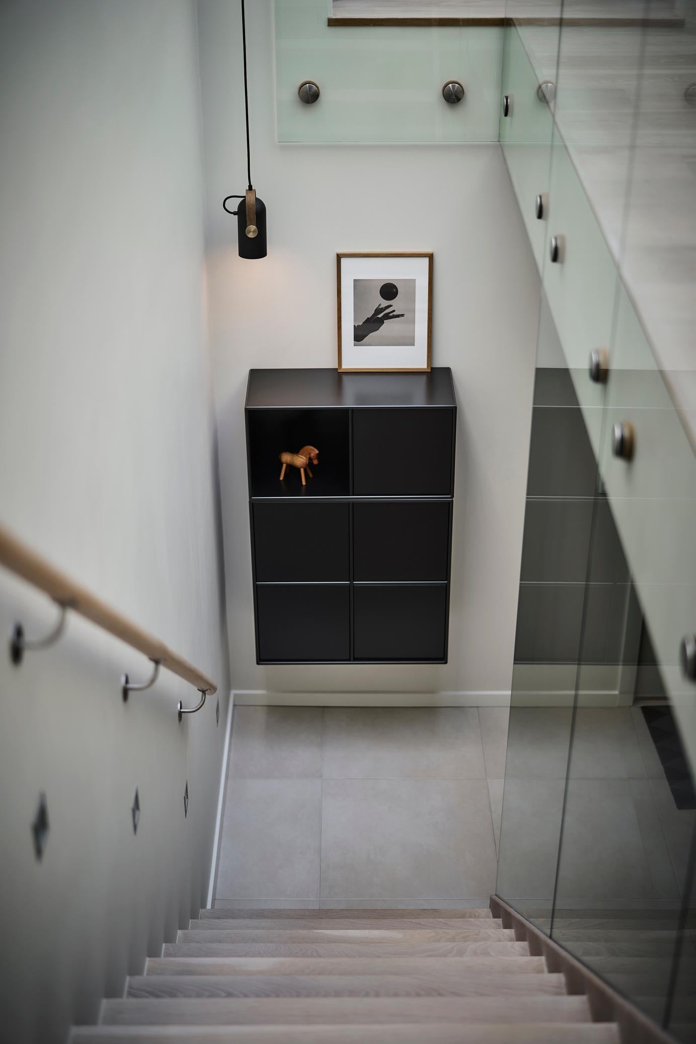 Hanging Lamp MODEL 162 CARRONADE II black with gold