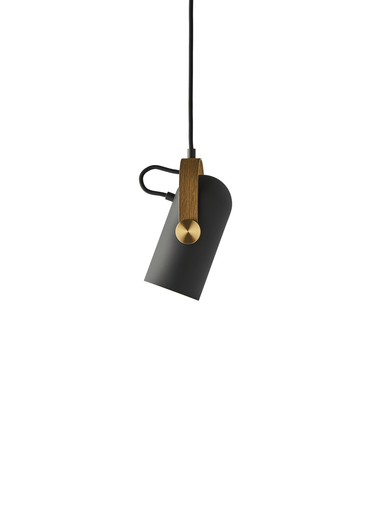 Hanging Lamp MODEL 162 CARRONADE II black with gold