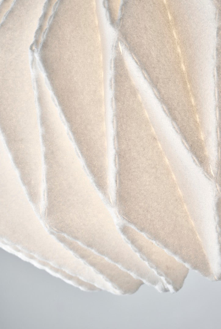 Pendelleuchte MODELL 164 SANFT FALTEN weiß