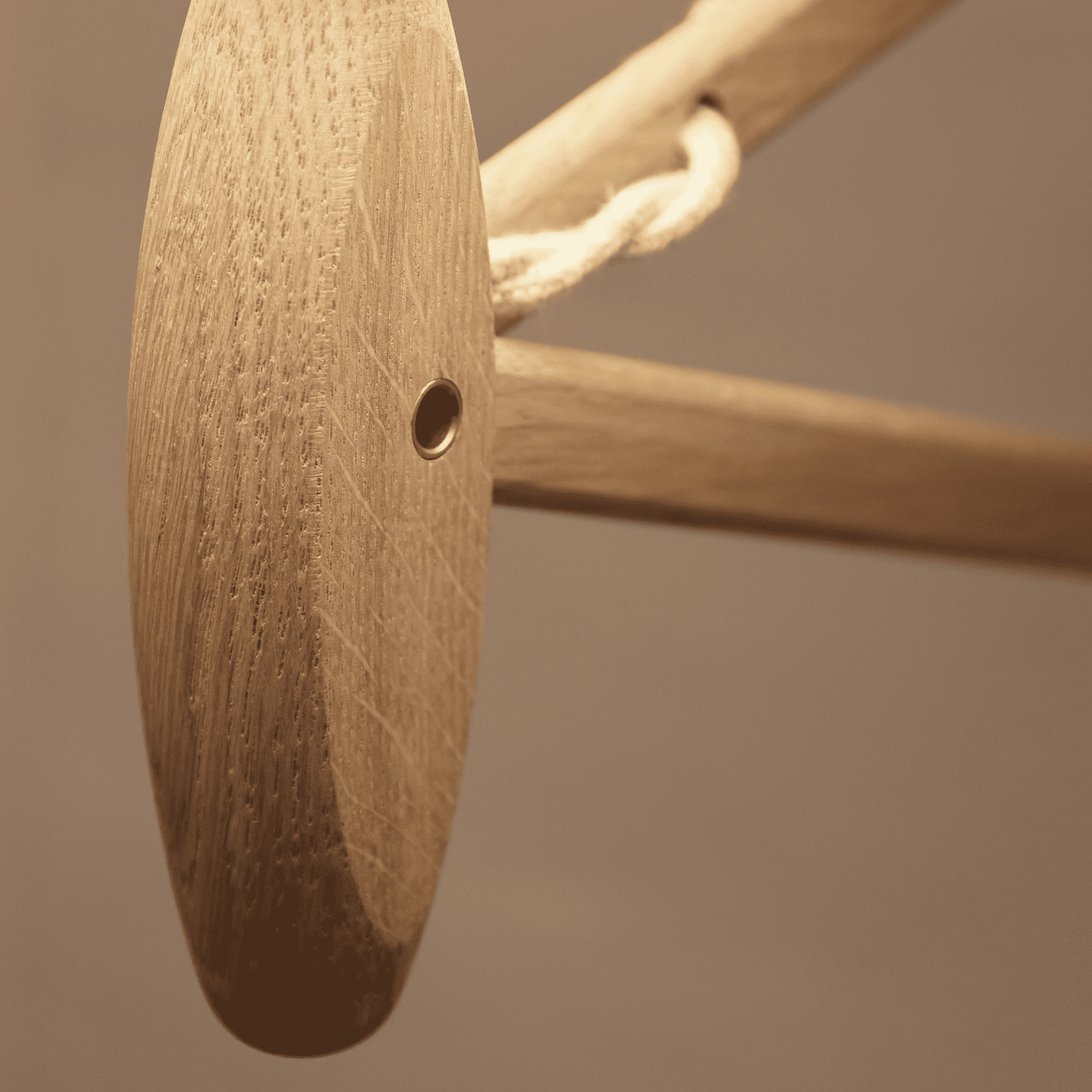 Wall lamp MODEL 224 6/21 SAX ANNIVERSARY white with oak base