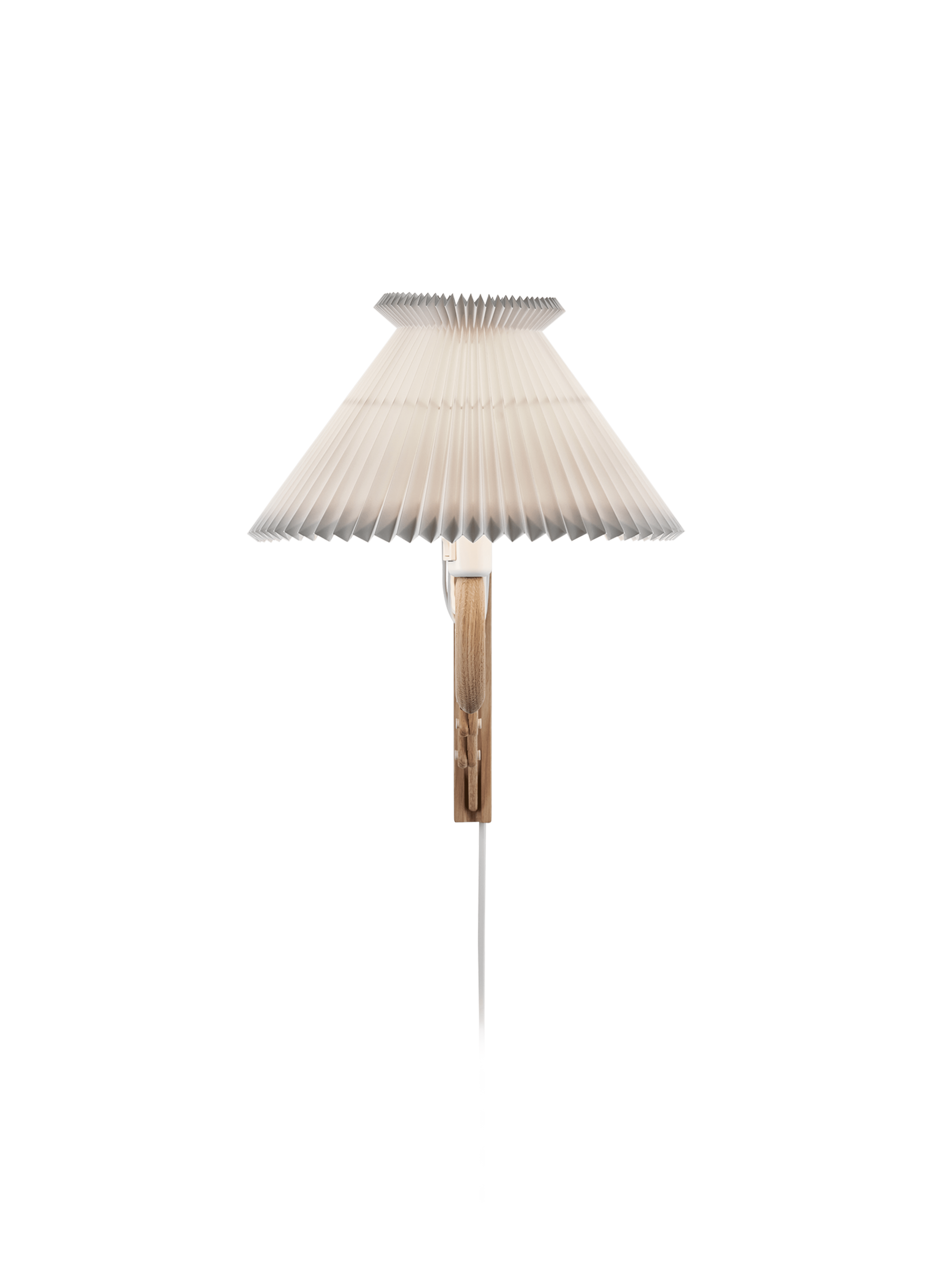 Wall Lamp MODEL 234 6/21 SAX white with light oak base