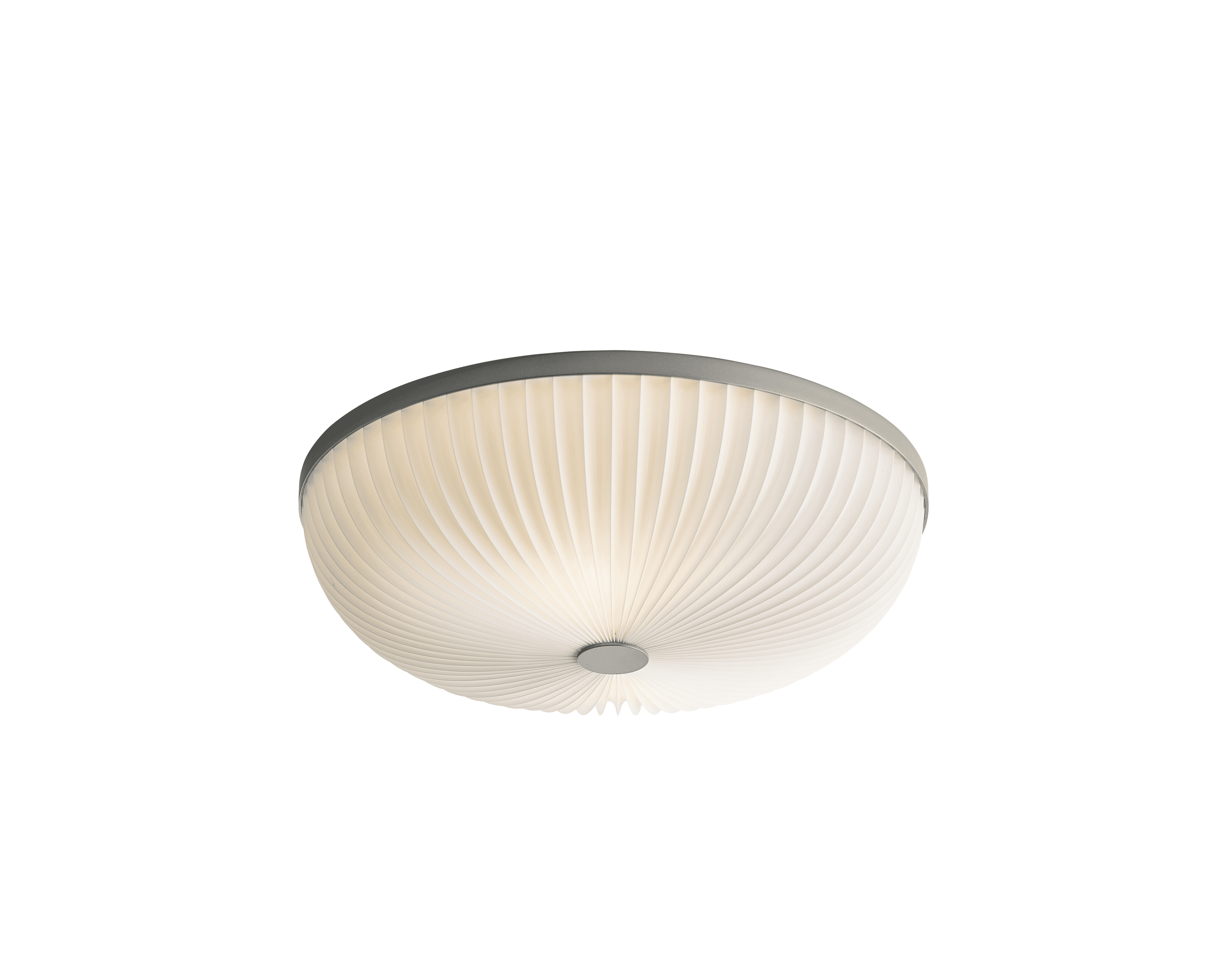 Wandlamp MODEL 235 LAMELLA wit met zilver