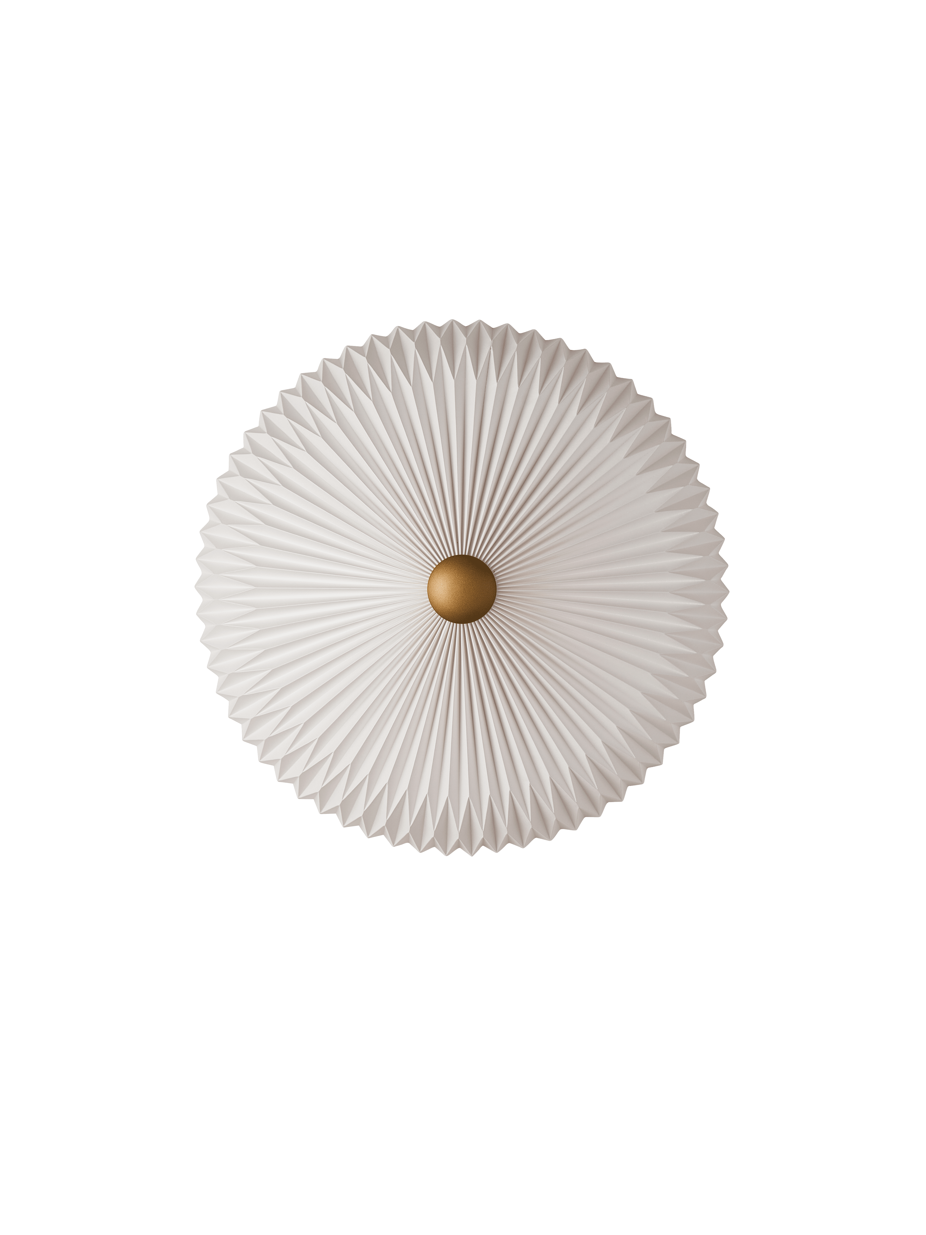 Wandlamp MODEL 23 wit met goud