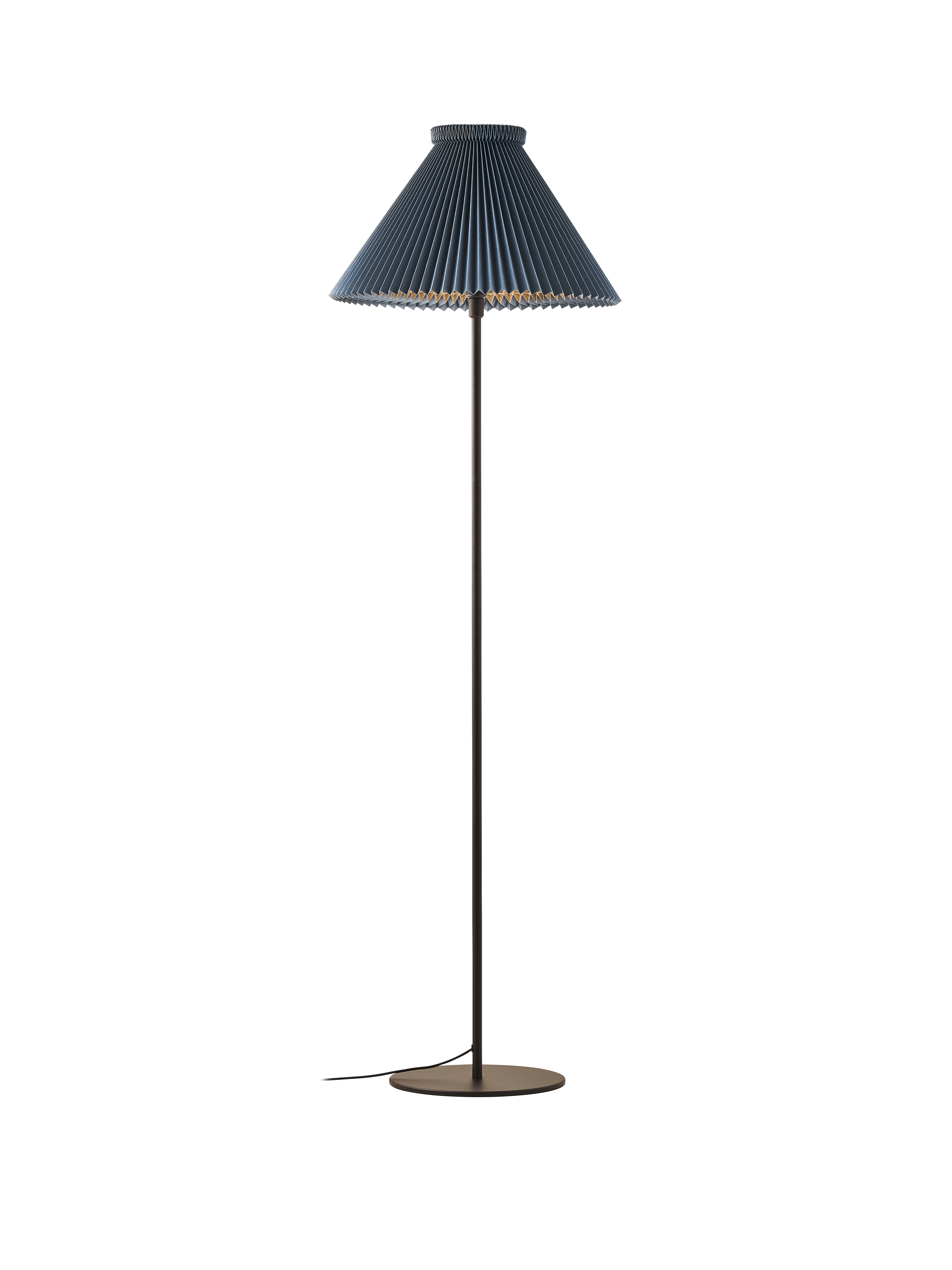 Floor lamp MODEL 334 blue with black base