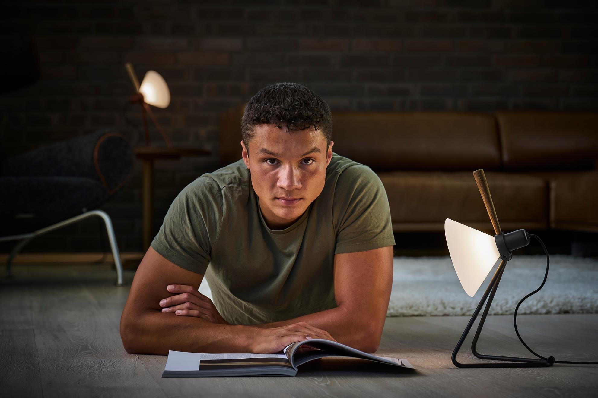 Tischlampe MODELL 356 SPOT schwarz