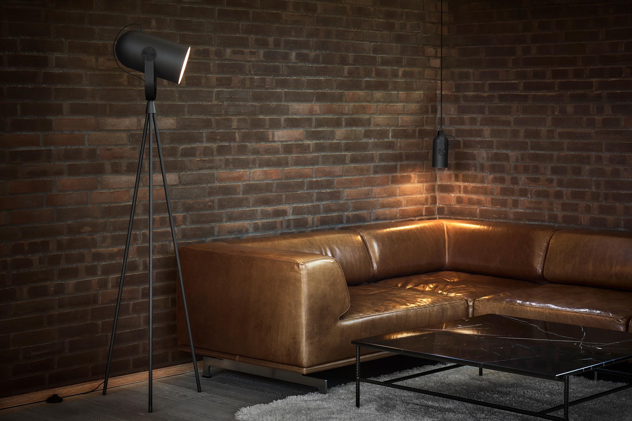 Floor lamp MODEL 362 CARRONADE II black