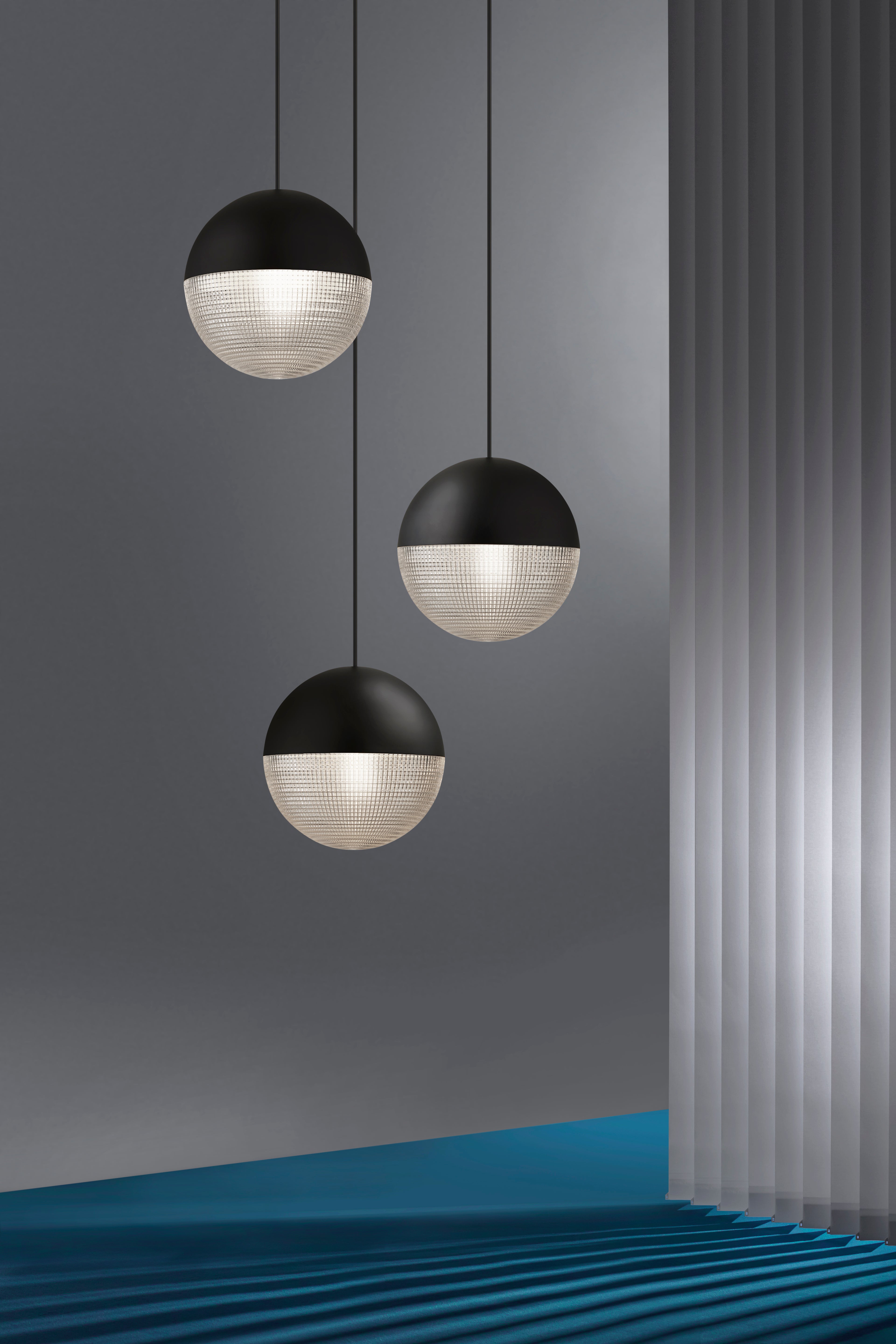 Hanglamp LENS FLAIR matzwart