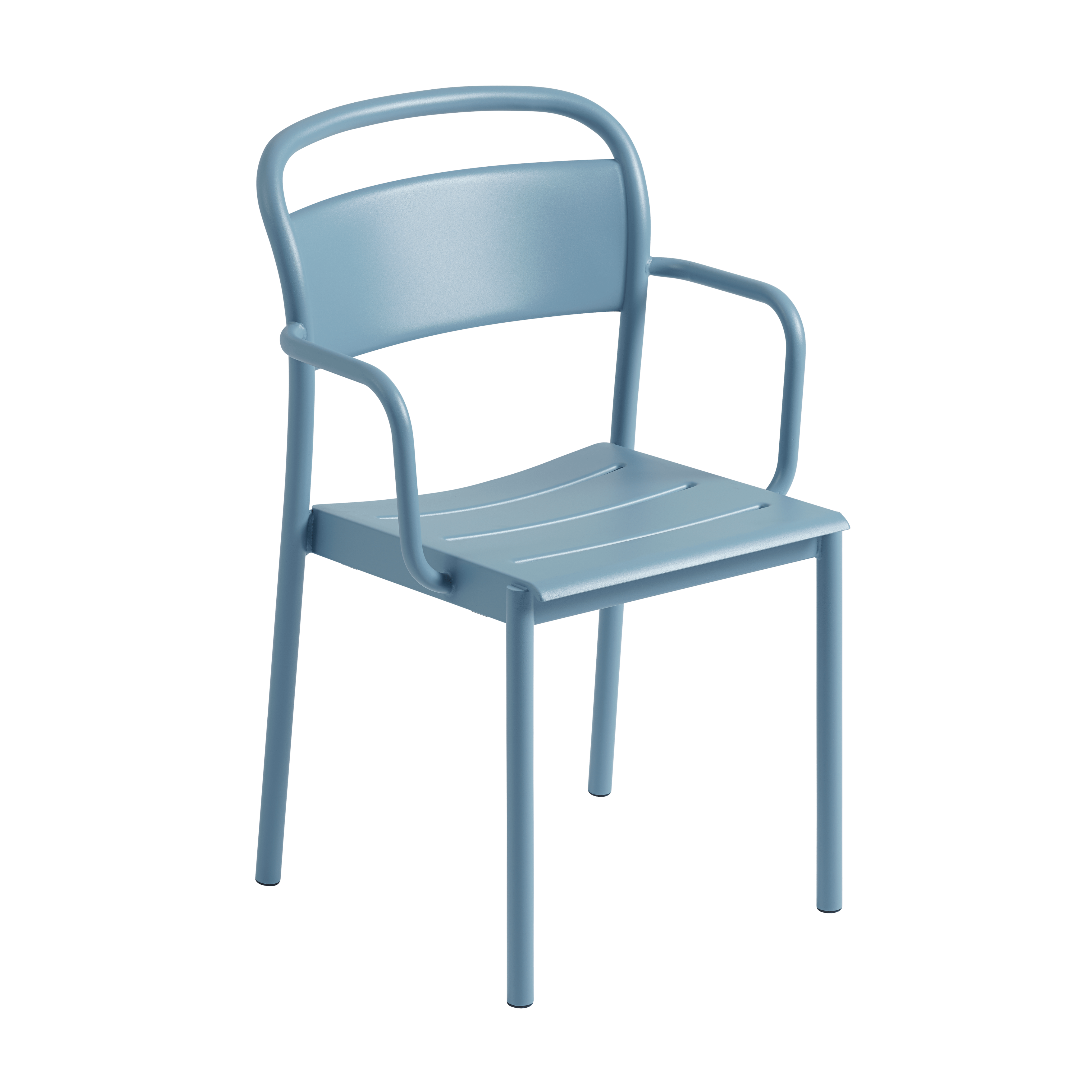 Sessel mit Armlehnen für den Außenbereich LINEAR himmelblau
