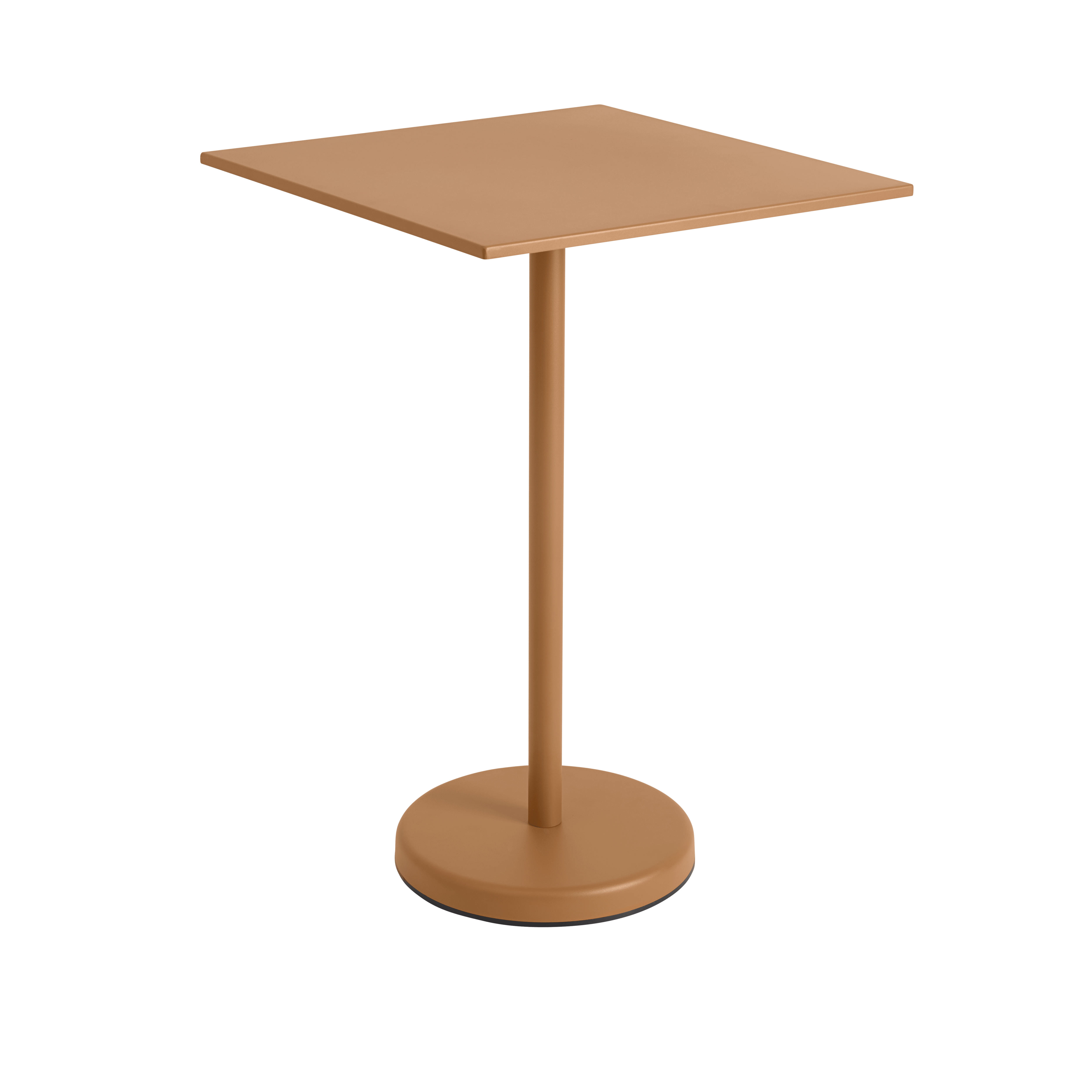 Buitenbar tafel LINEAR oranje staal