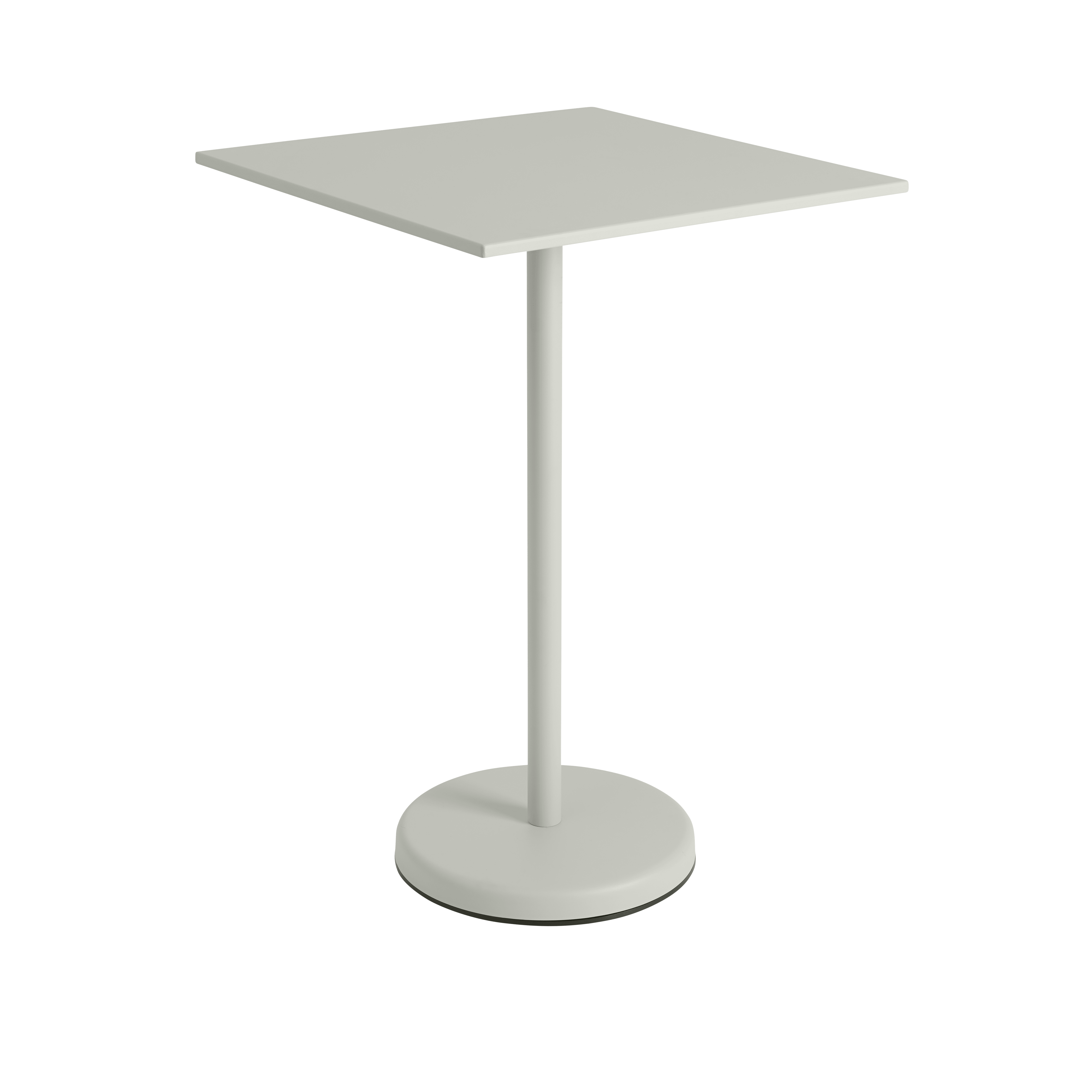 Buitenbar tafel LINEAR grijs staal