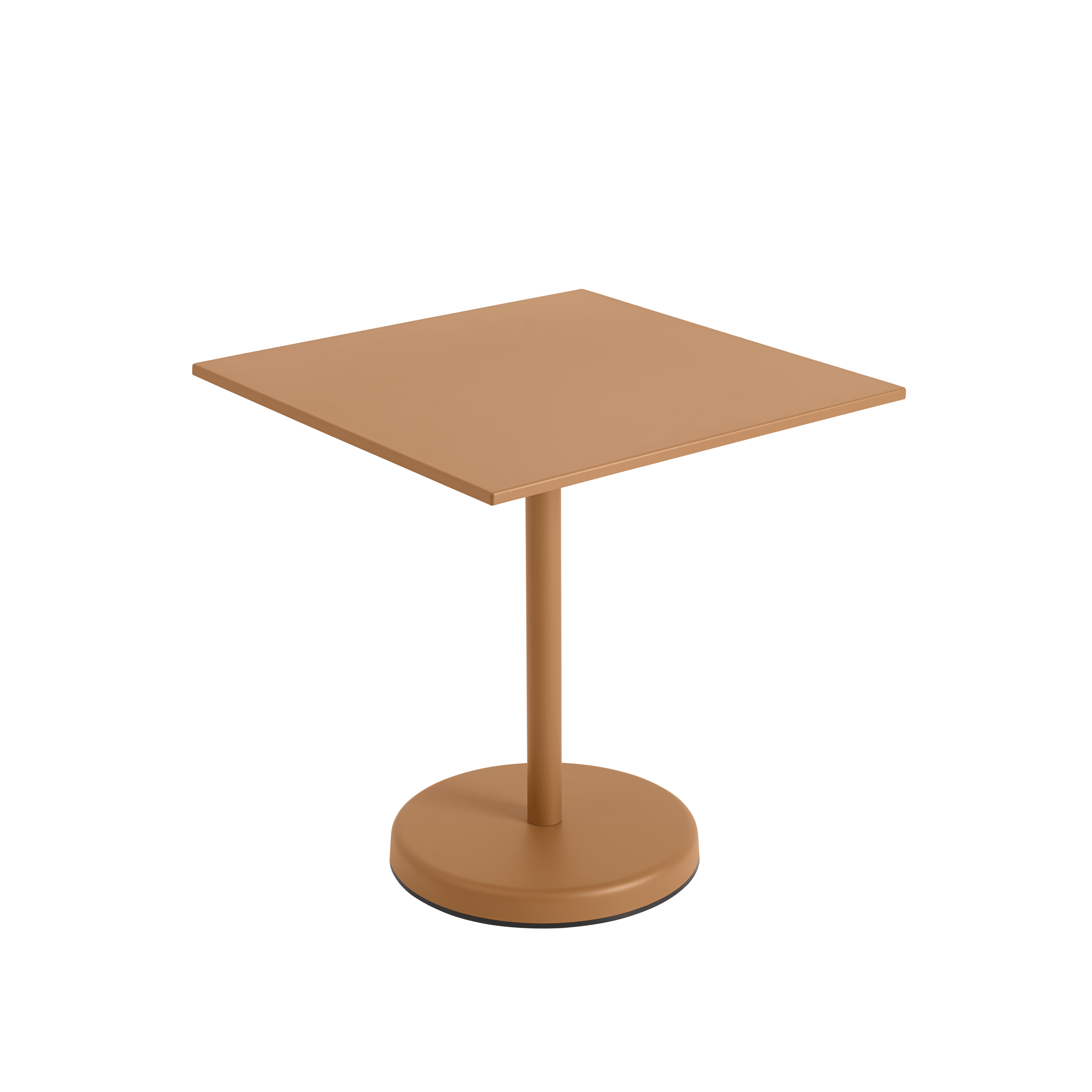 Buitenbar tafel LINEAR oranje staal