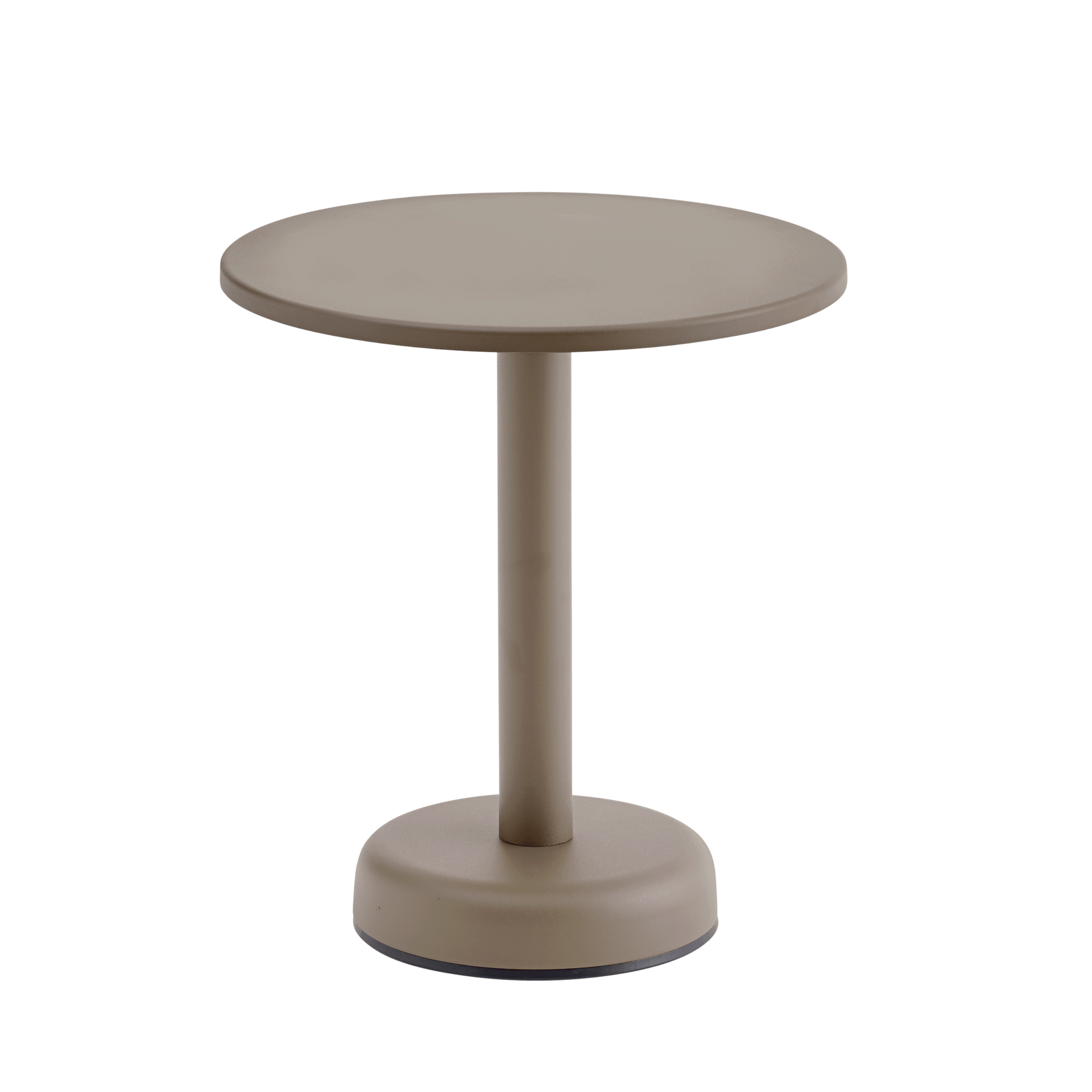 Beistelltisch für den Außenbereich LINEAR taupe Stahl