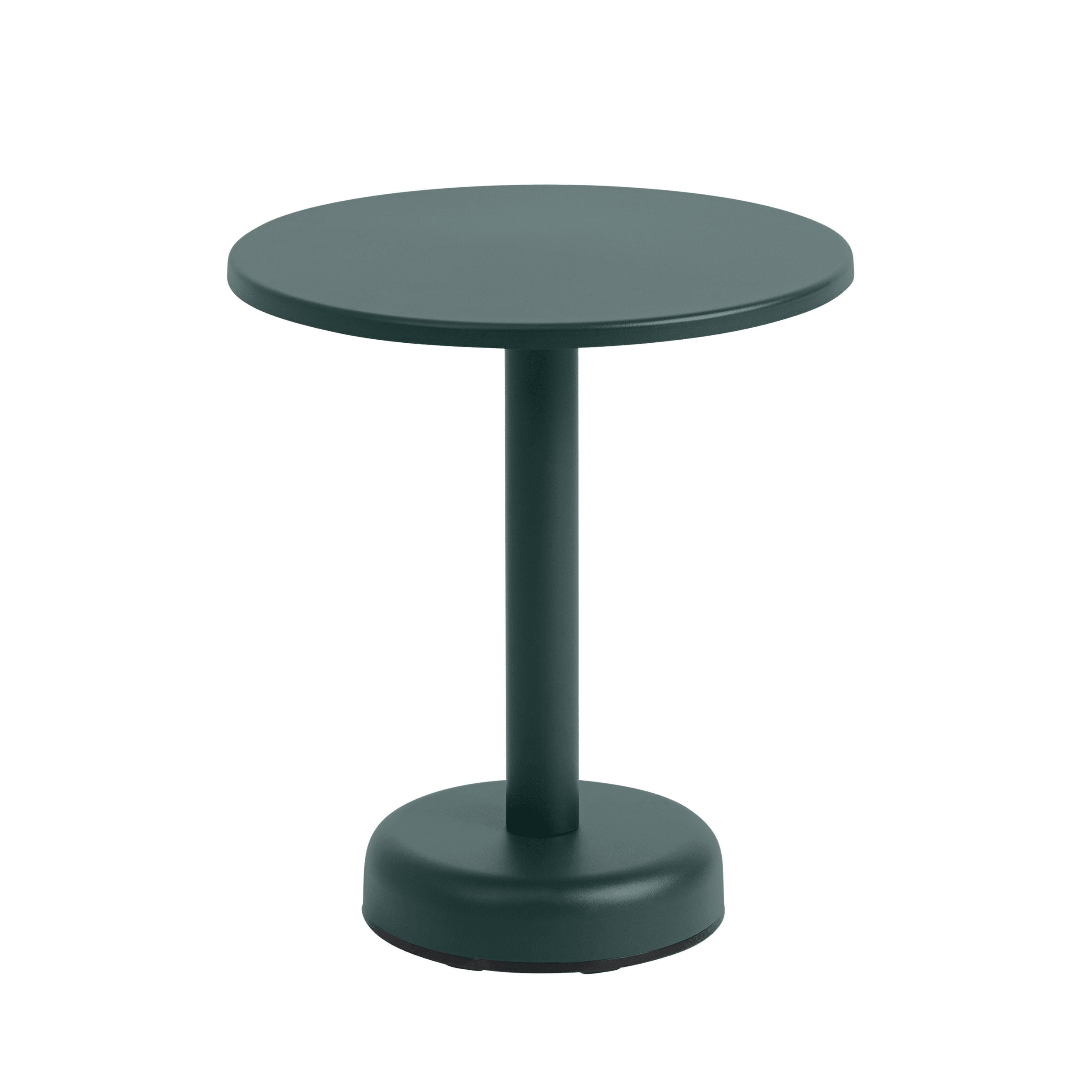 Buiten zijtafel LINEAR donkergroen staal
