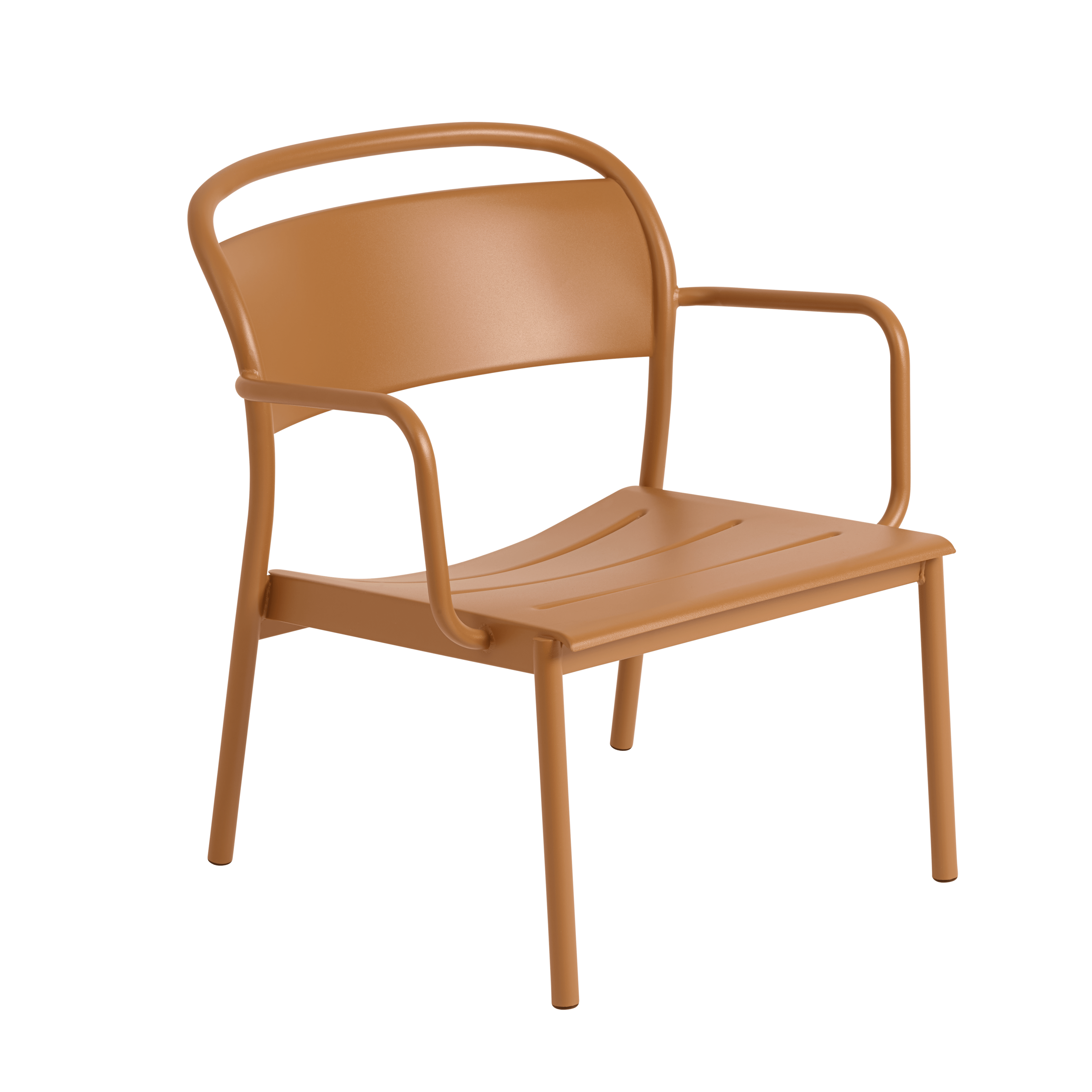 Buitenfauteuil LINEAR oranje staal