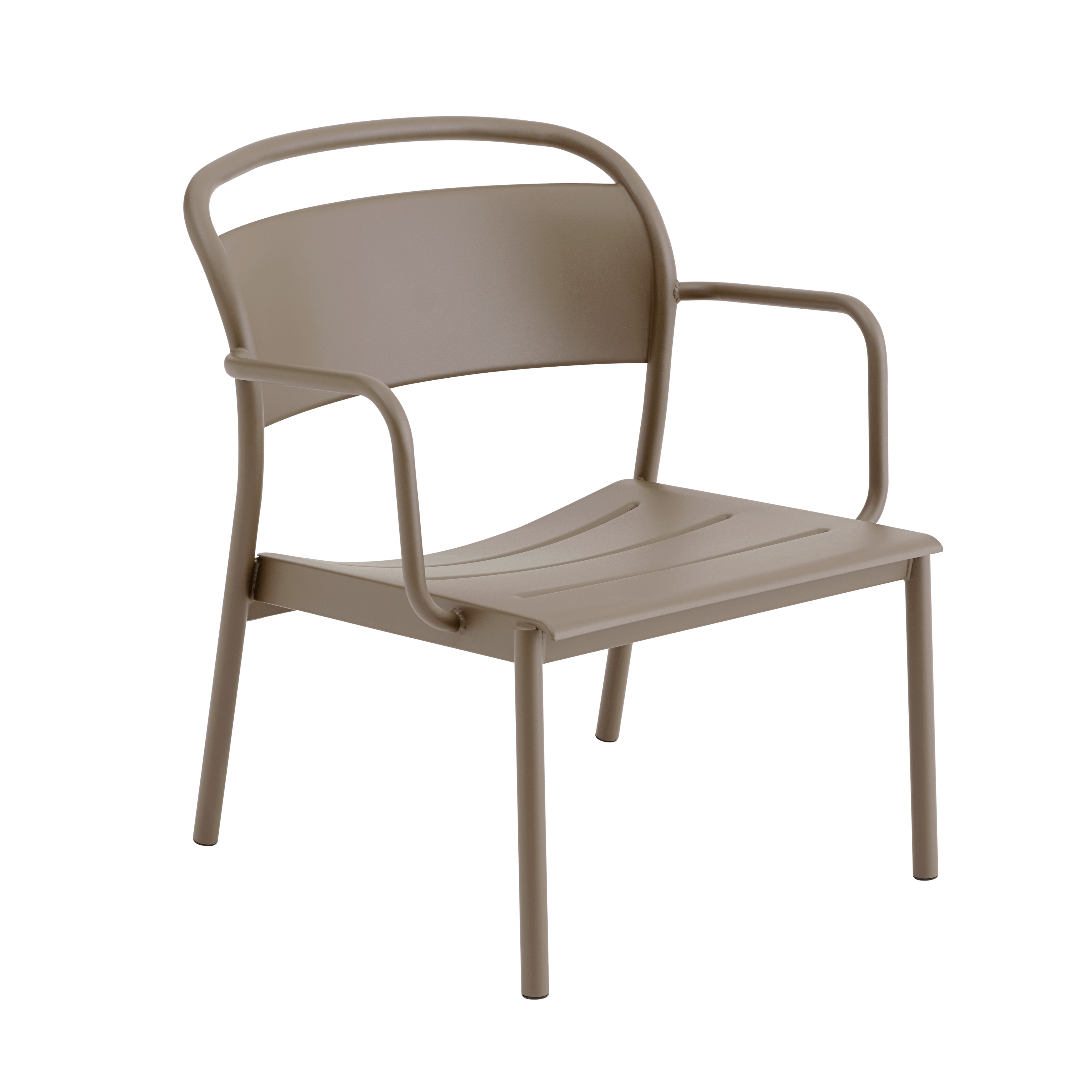 Buitenfauteuil LINEAR taupe staal