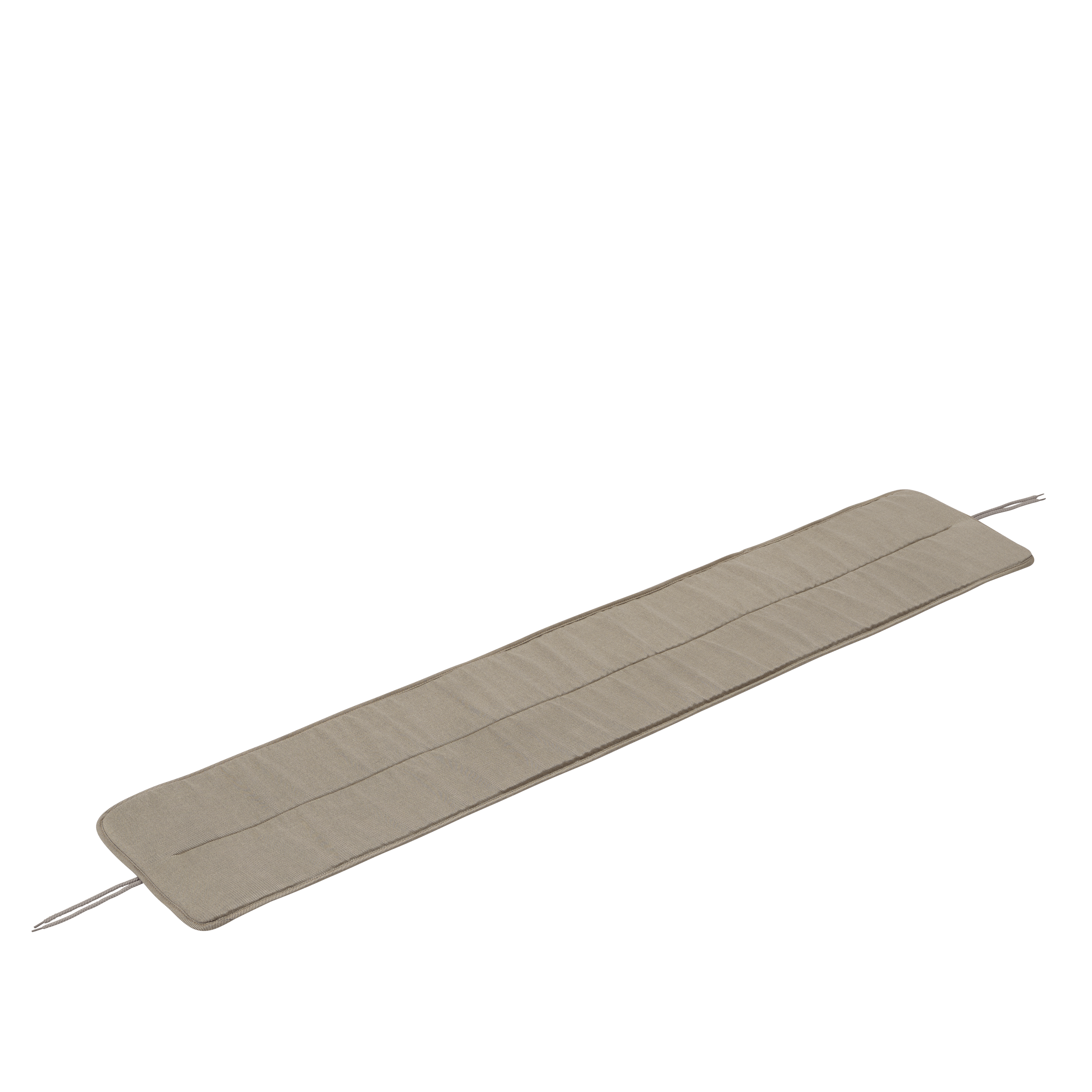 Buitenbank LINEAR taupe staal