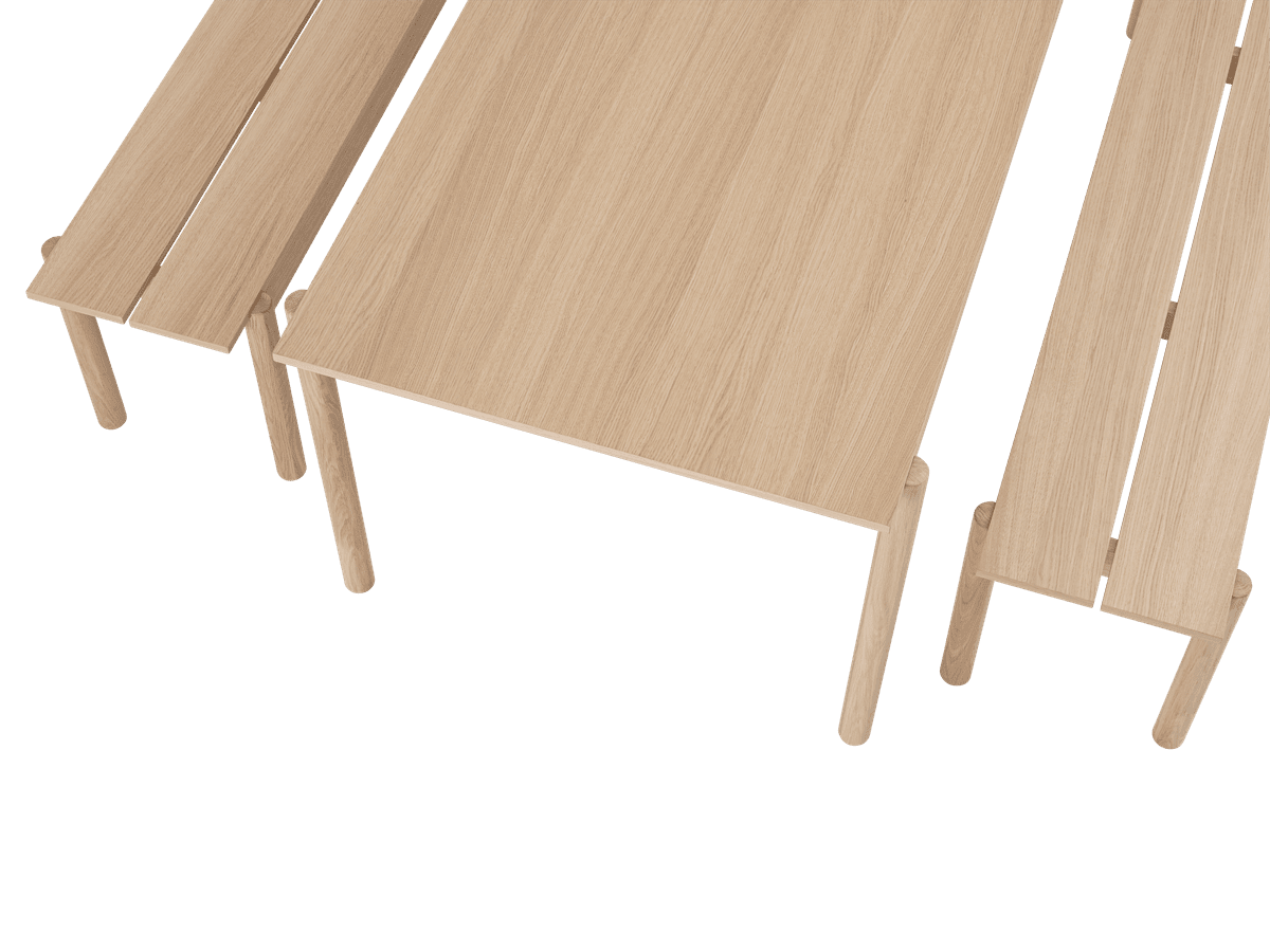 Tafel LINEAR eikenhout