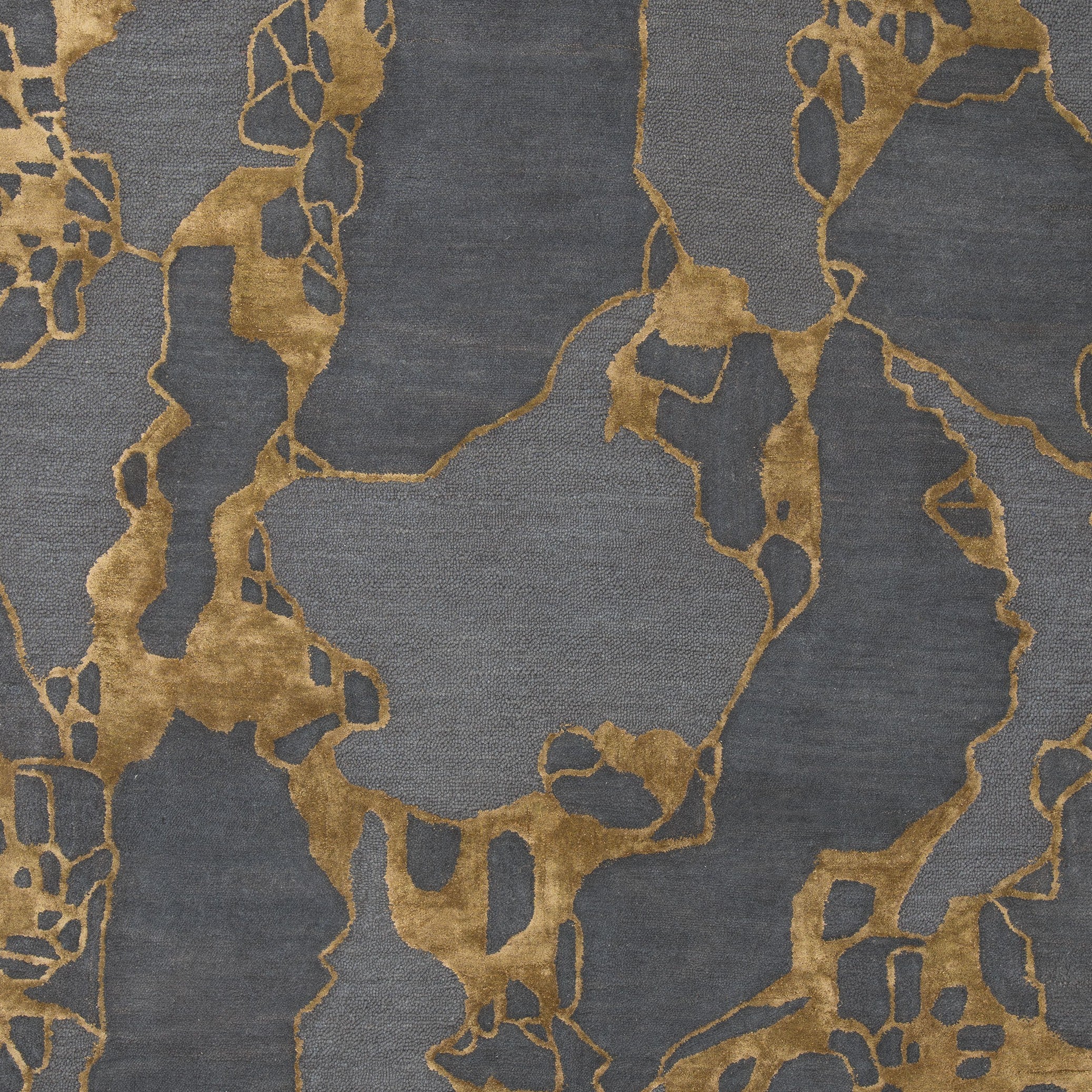 Vloerkleed ARCO grijs met oker