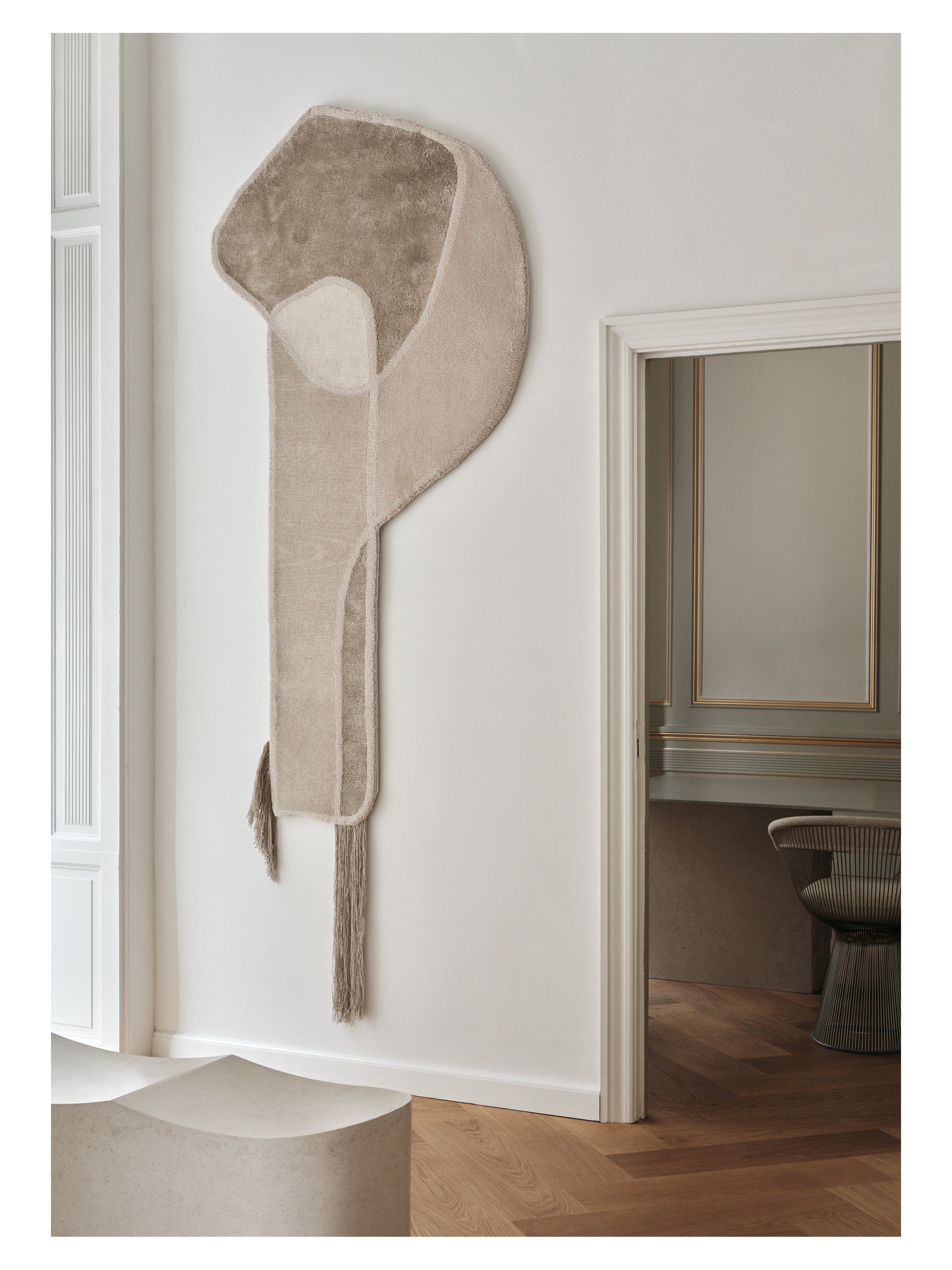 AWRY FRAME decorative rug beige