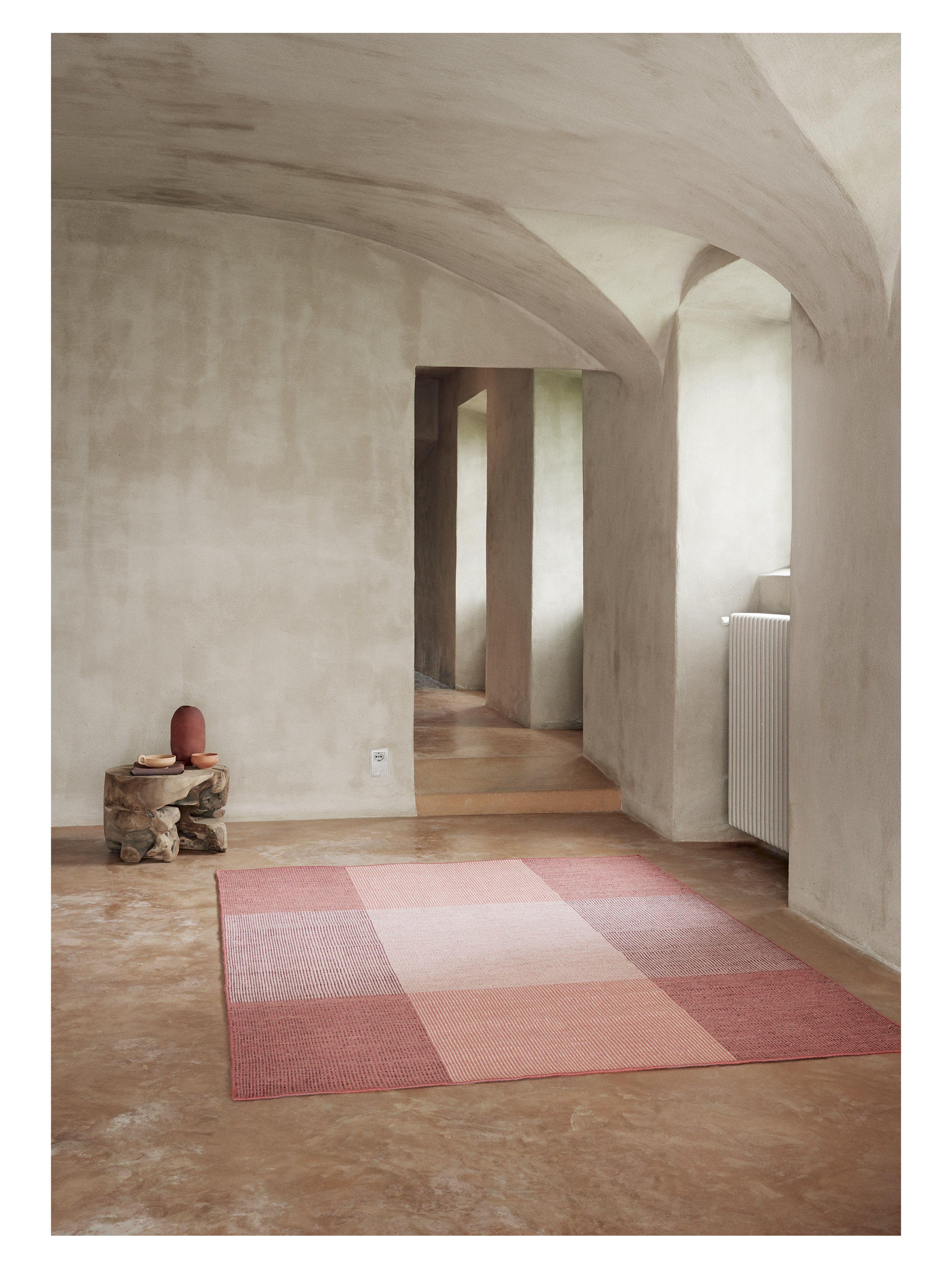 Vloerkleed BOLOGNA - GRIS zwart met beige