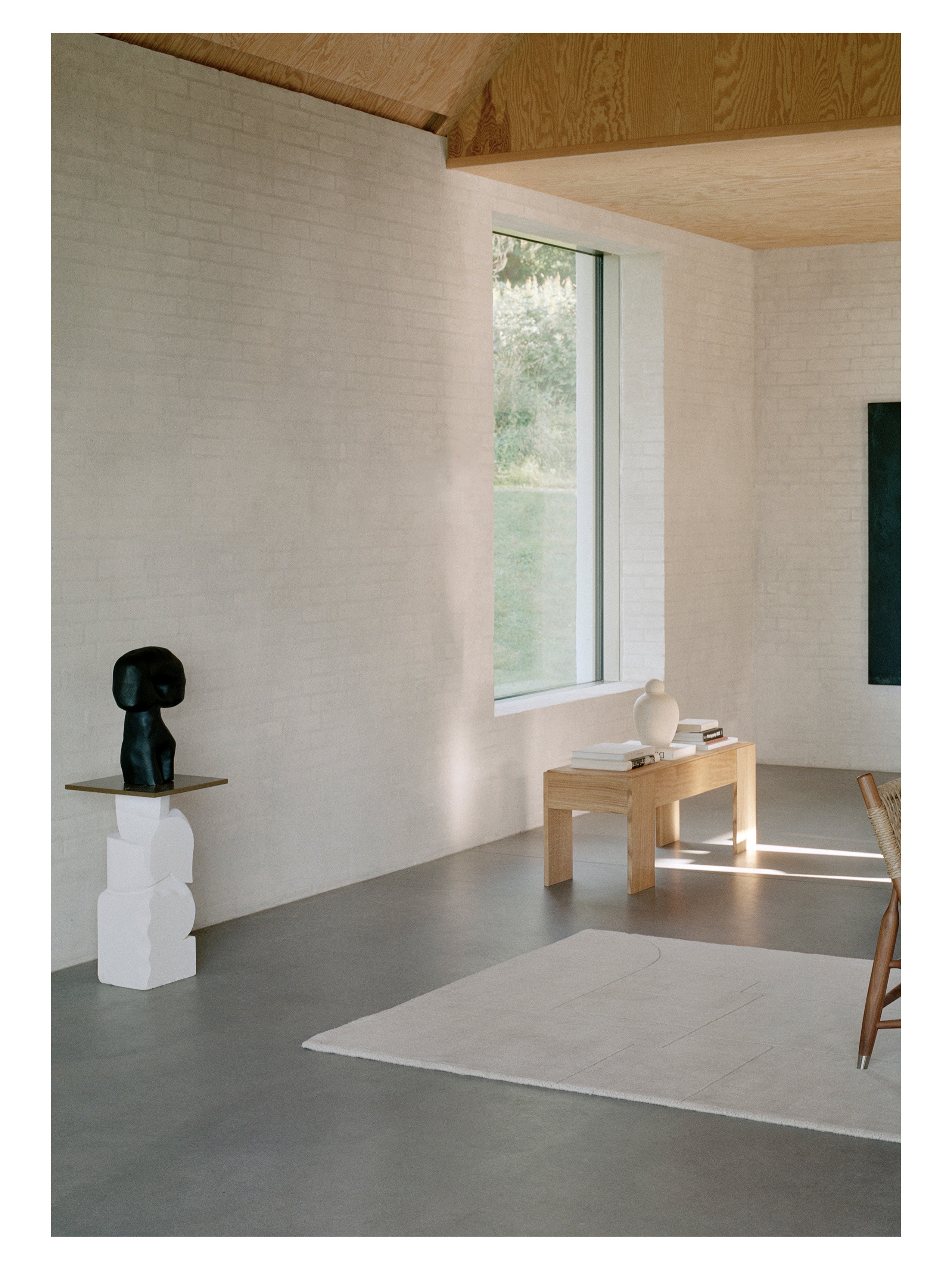 Vloerkleed GEOMETRISCHE DOLEN beige