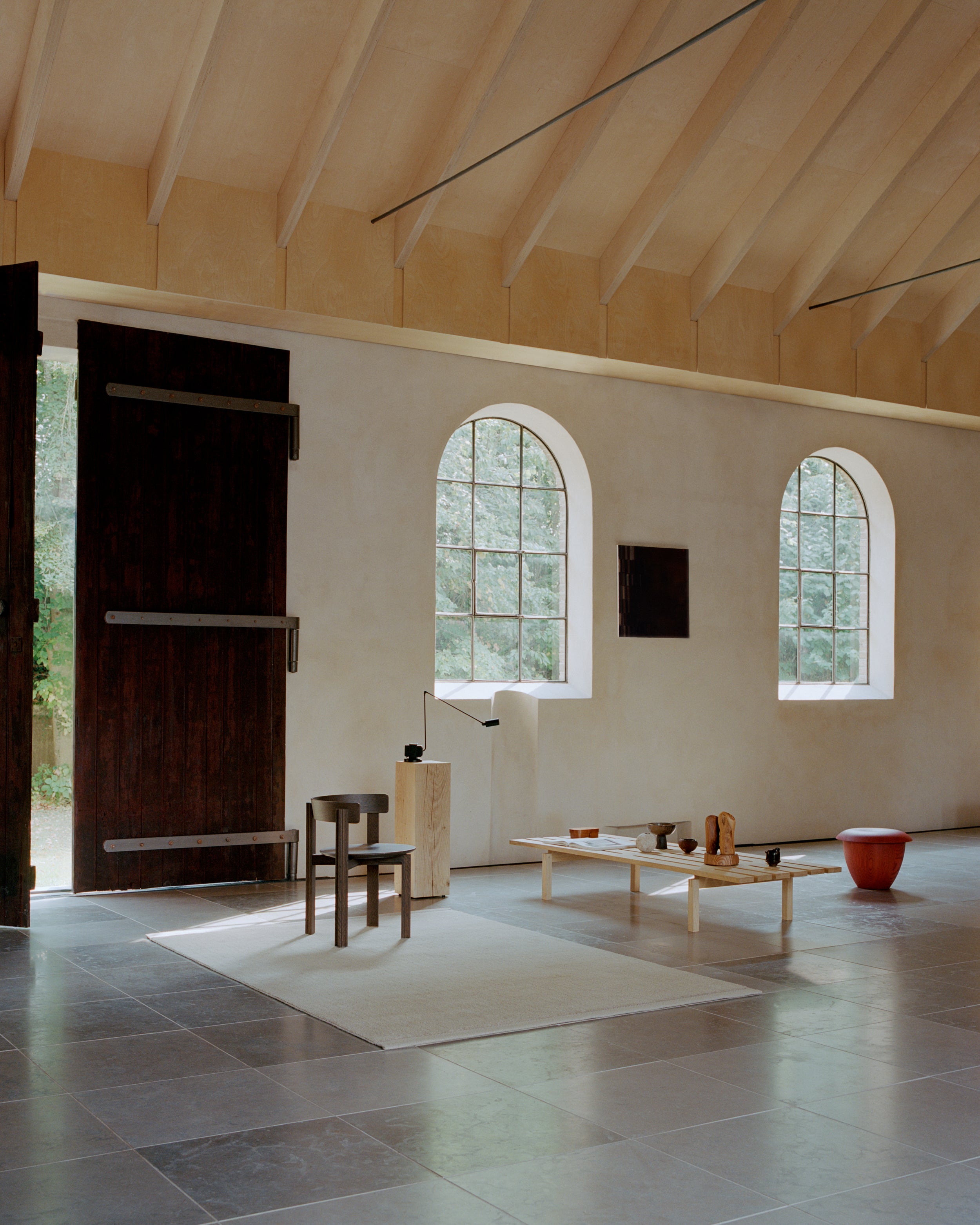 Vloerkleed HUSHED FRAME beige