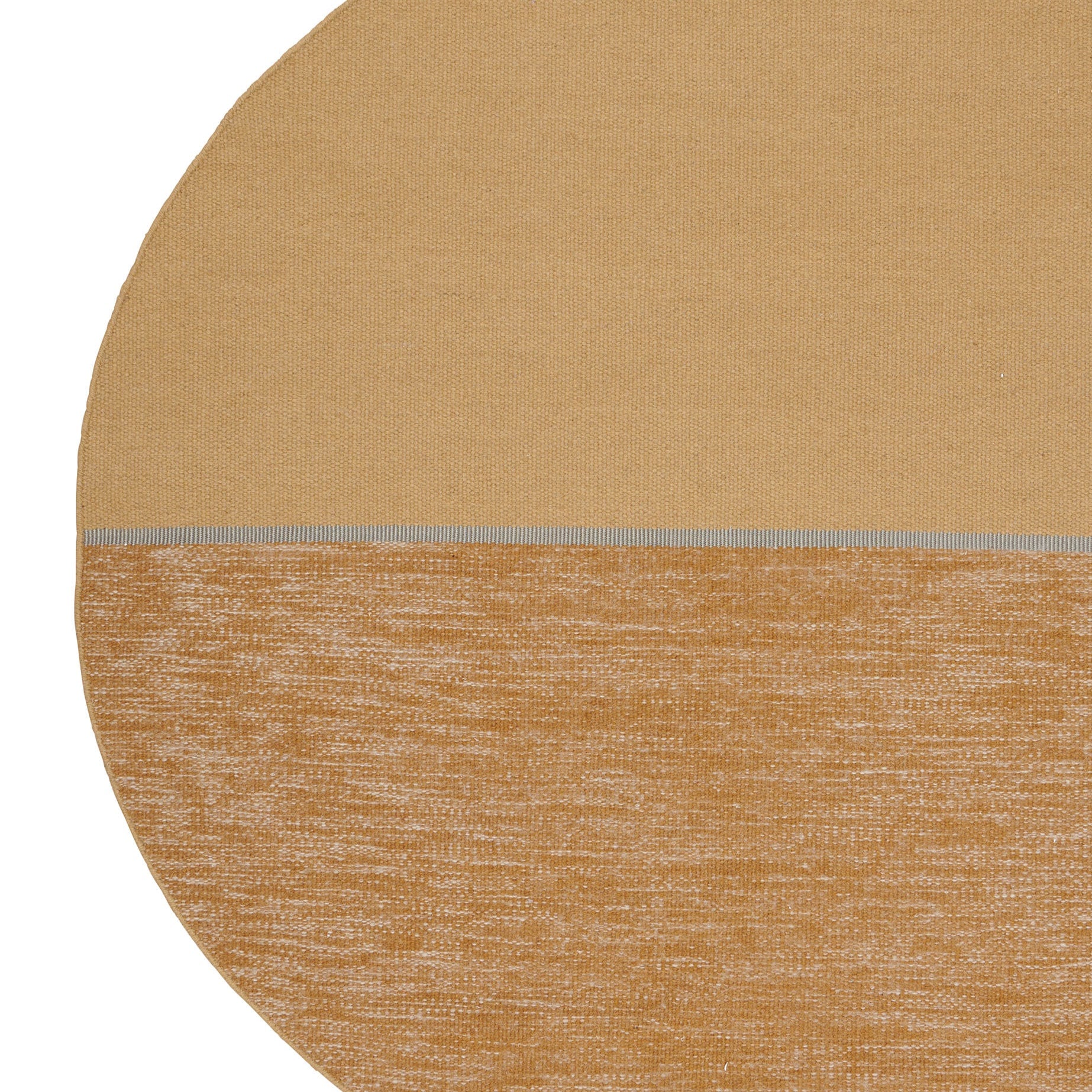 Rundteppich MAGNETIZE gelb