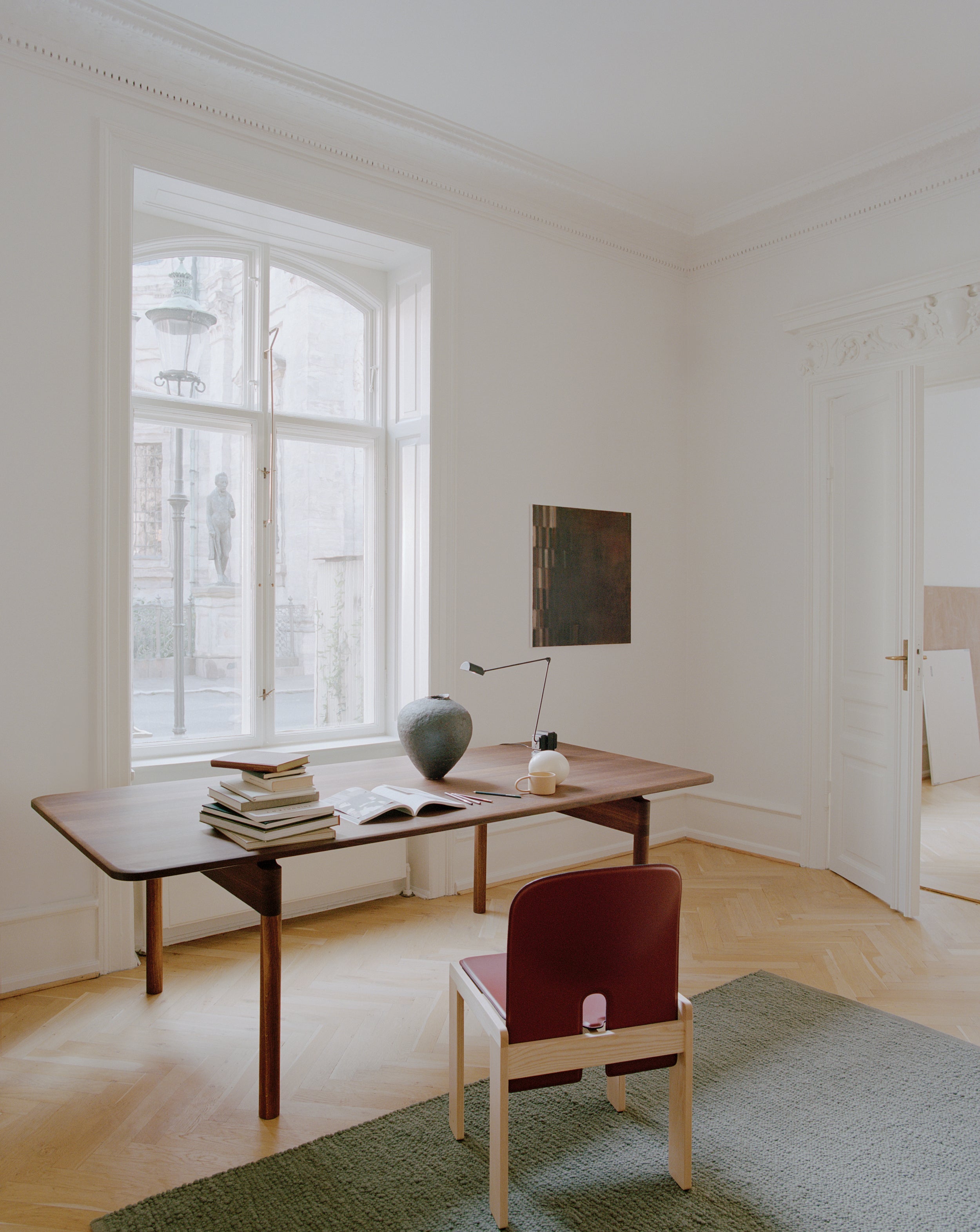 Vloerkleed PEBBLED POEM groen mos