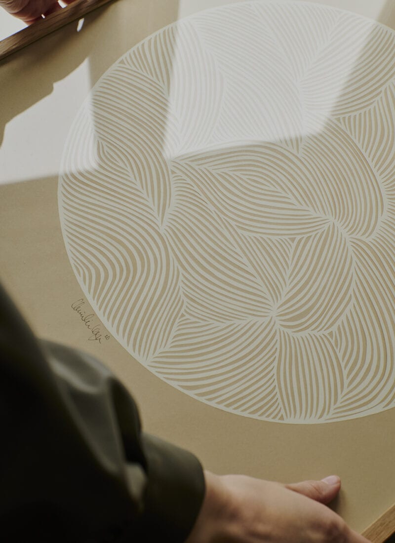 Künstlerische Grafikmond Nr. 01