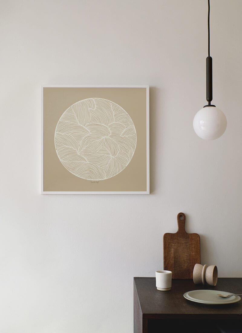 Künstlerische Grafikmond Nr. 01