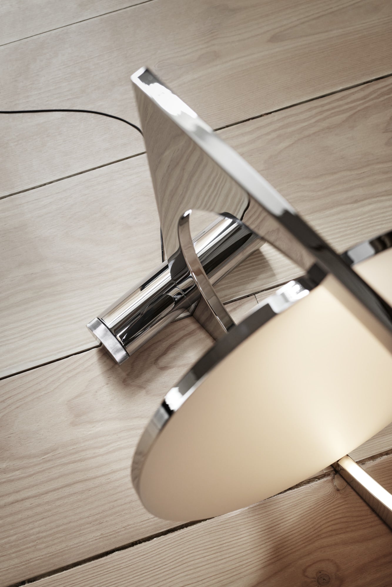 Vloerlamp MOONSETTER verchroomd