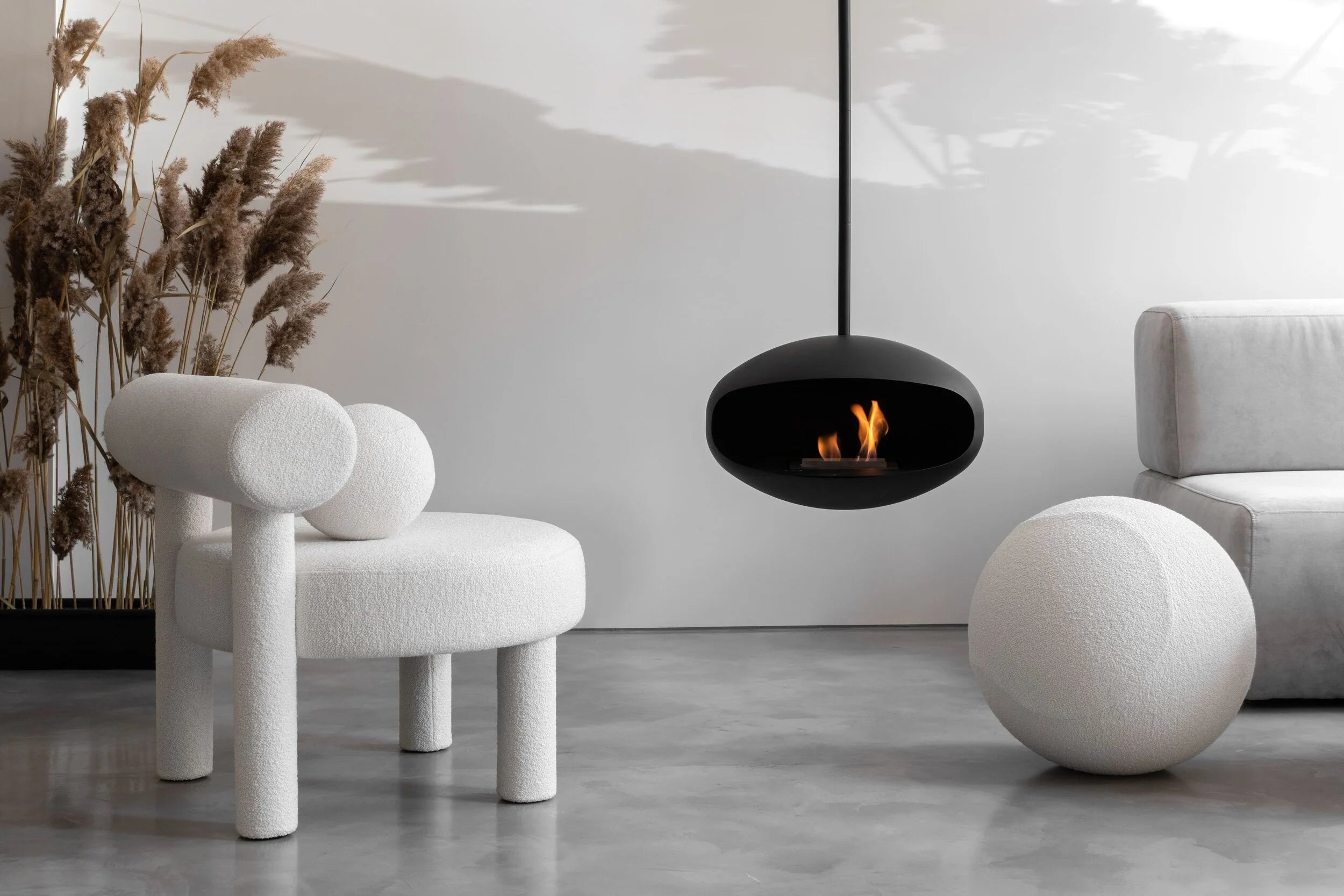 Upholstered SPHERIC Pouf