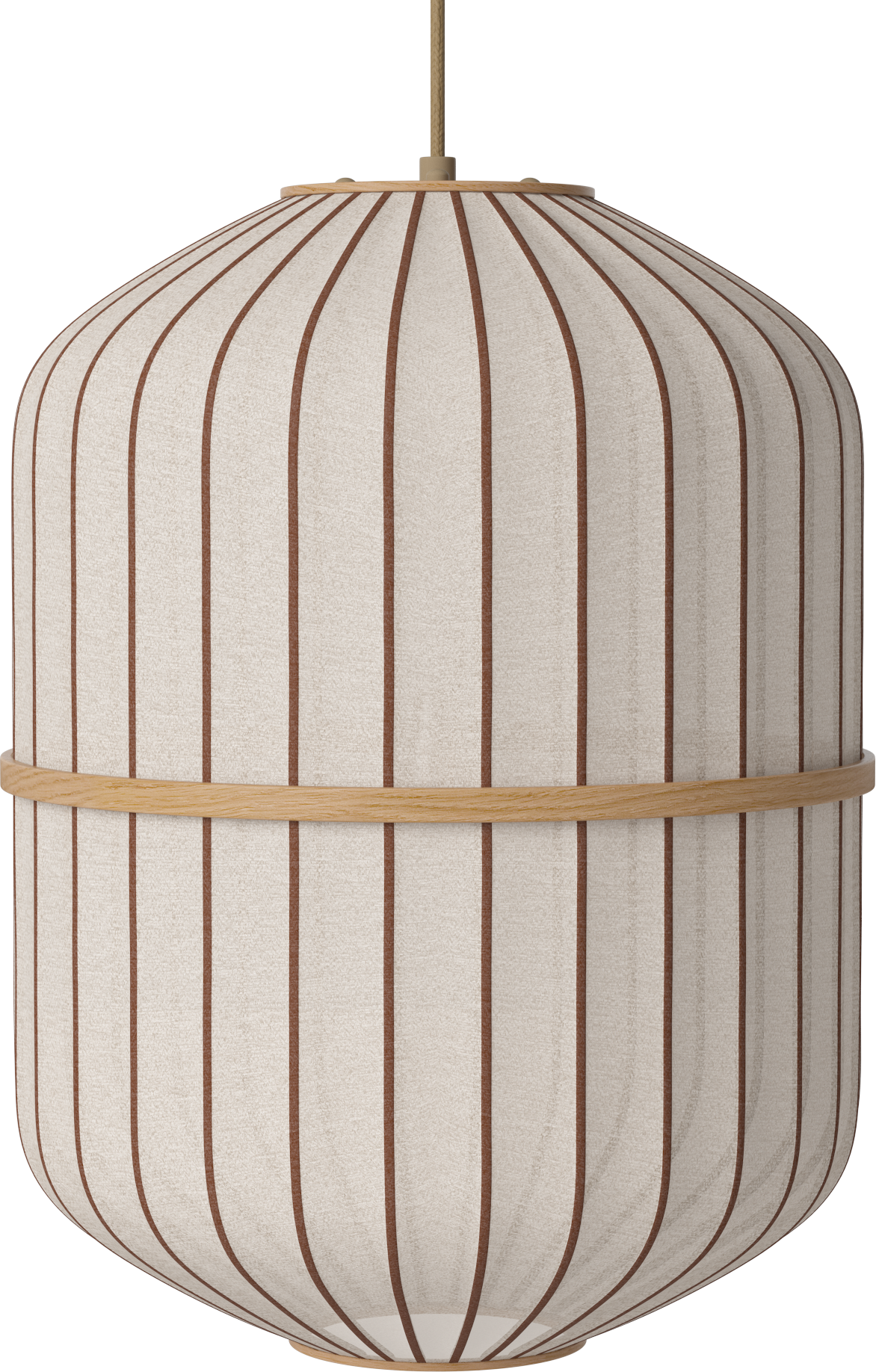 Lucén Beige hängende Lampe