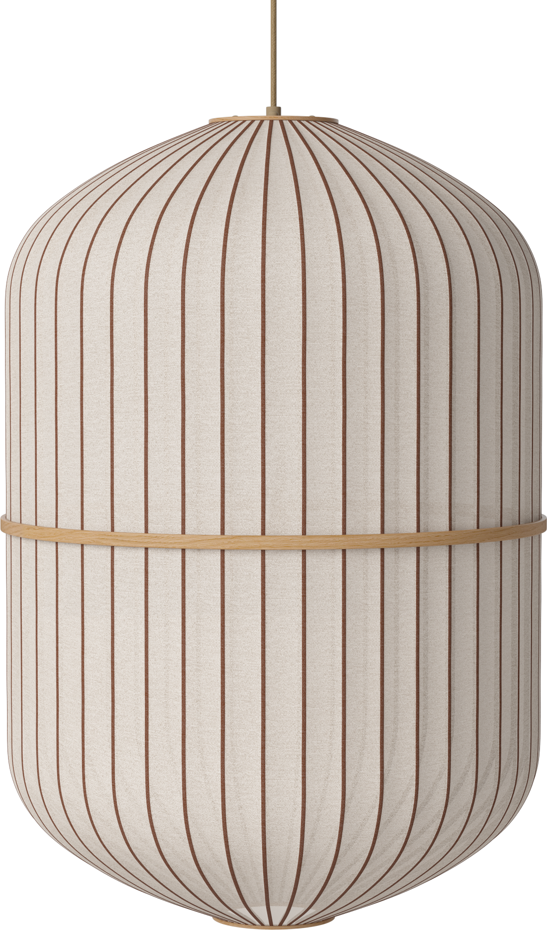 Lucén Beige hängende Lampe