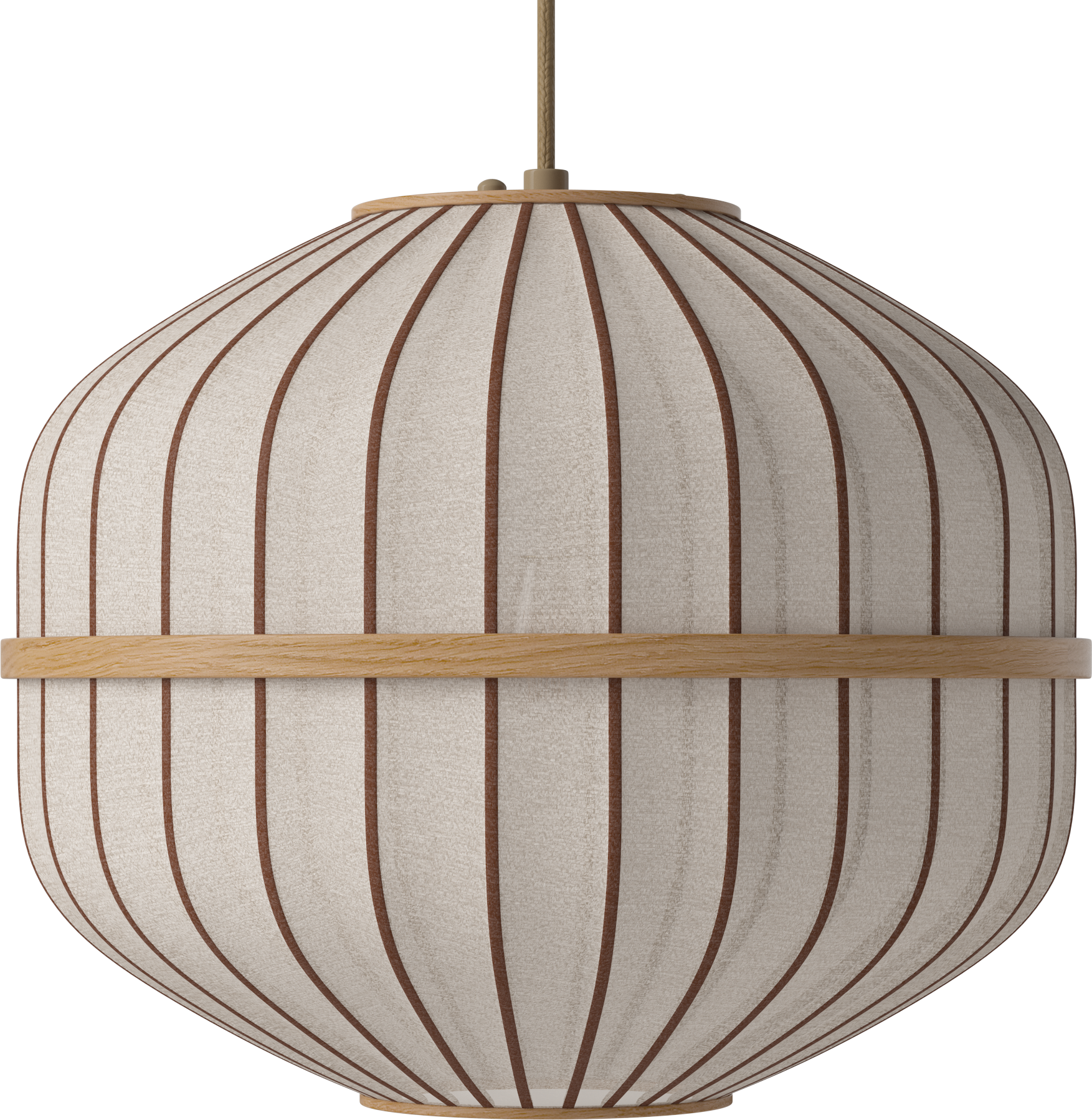 Lucén Beige hängende Lampe