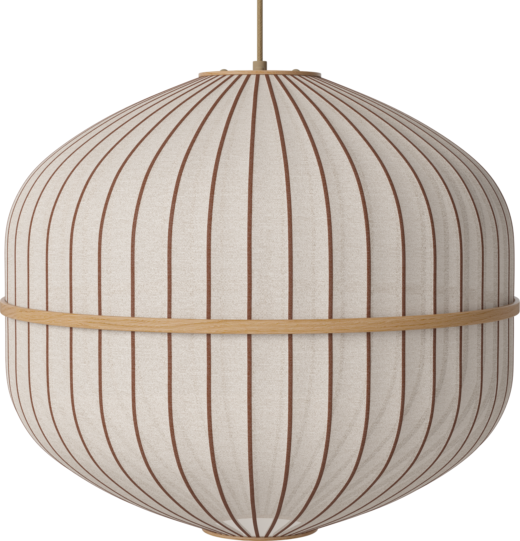 Lucén Beige hängende Lampe