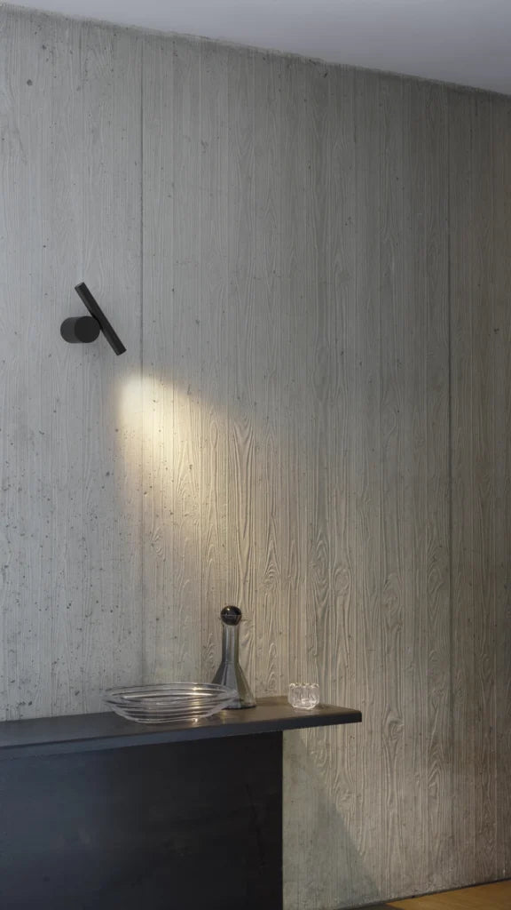 Verstellbare Wandleuchte DOI schwarz