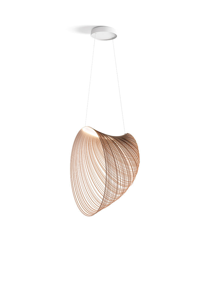 Hanglamp ILLAN met houten kap