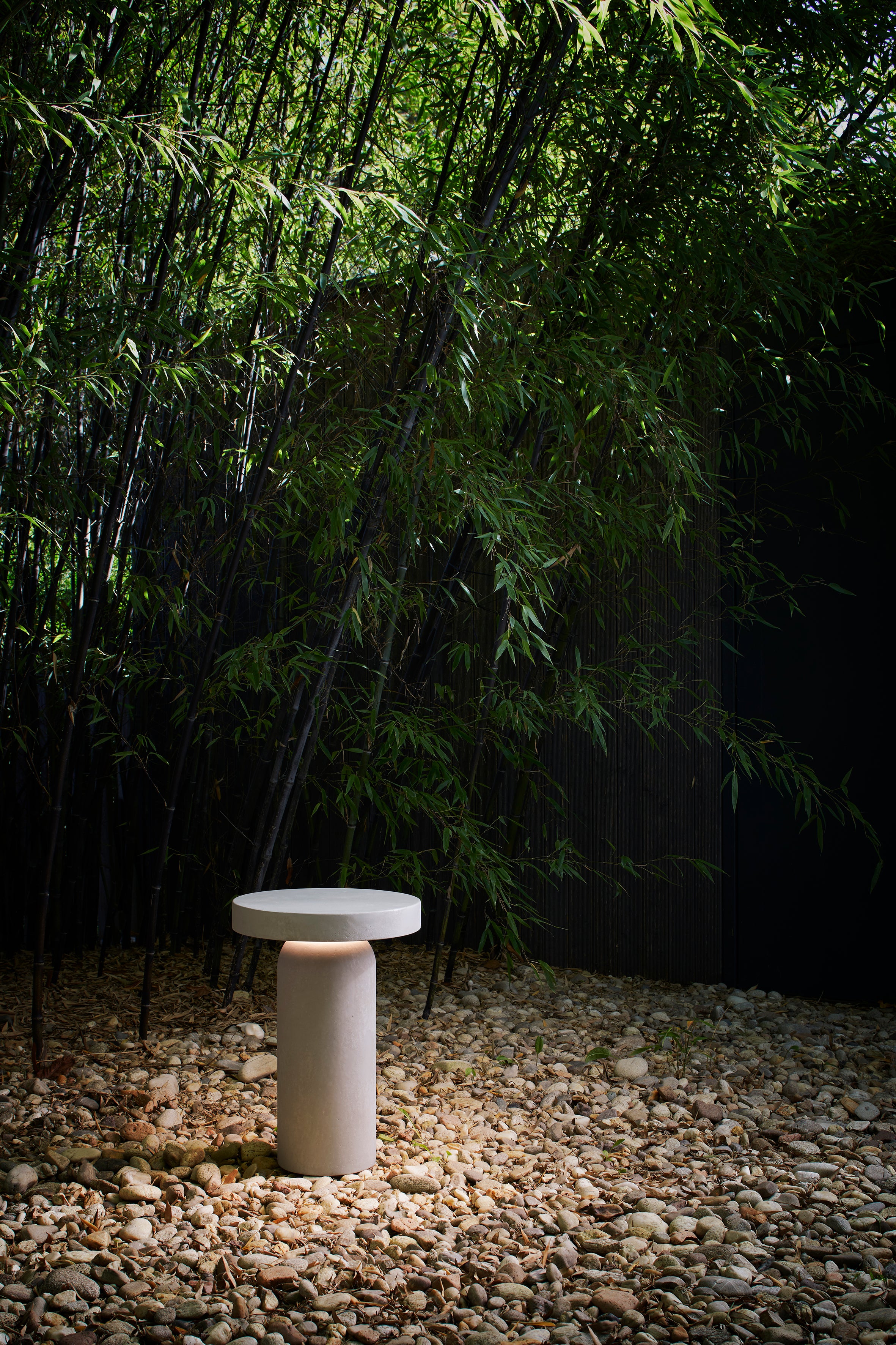 NUI Gray Outdoor Floor Lamp