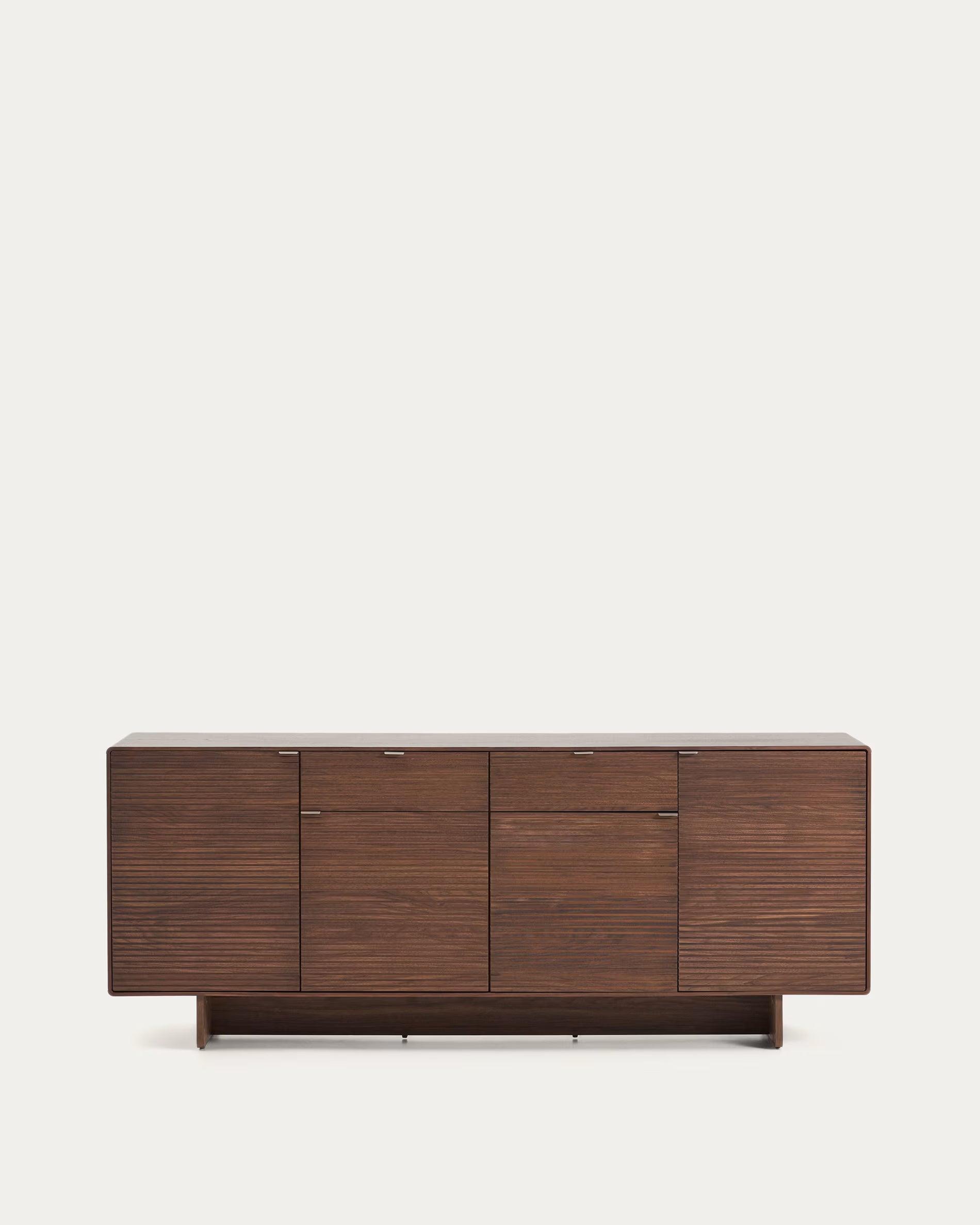 NORLEN Chest of Drawers Dark Brown Walnut Veneer