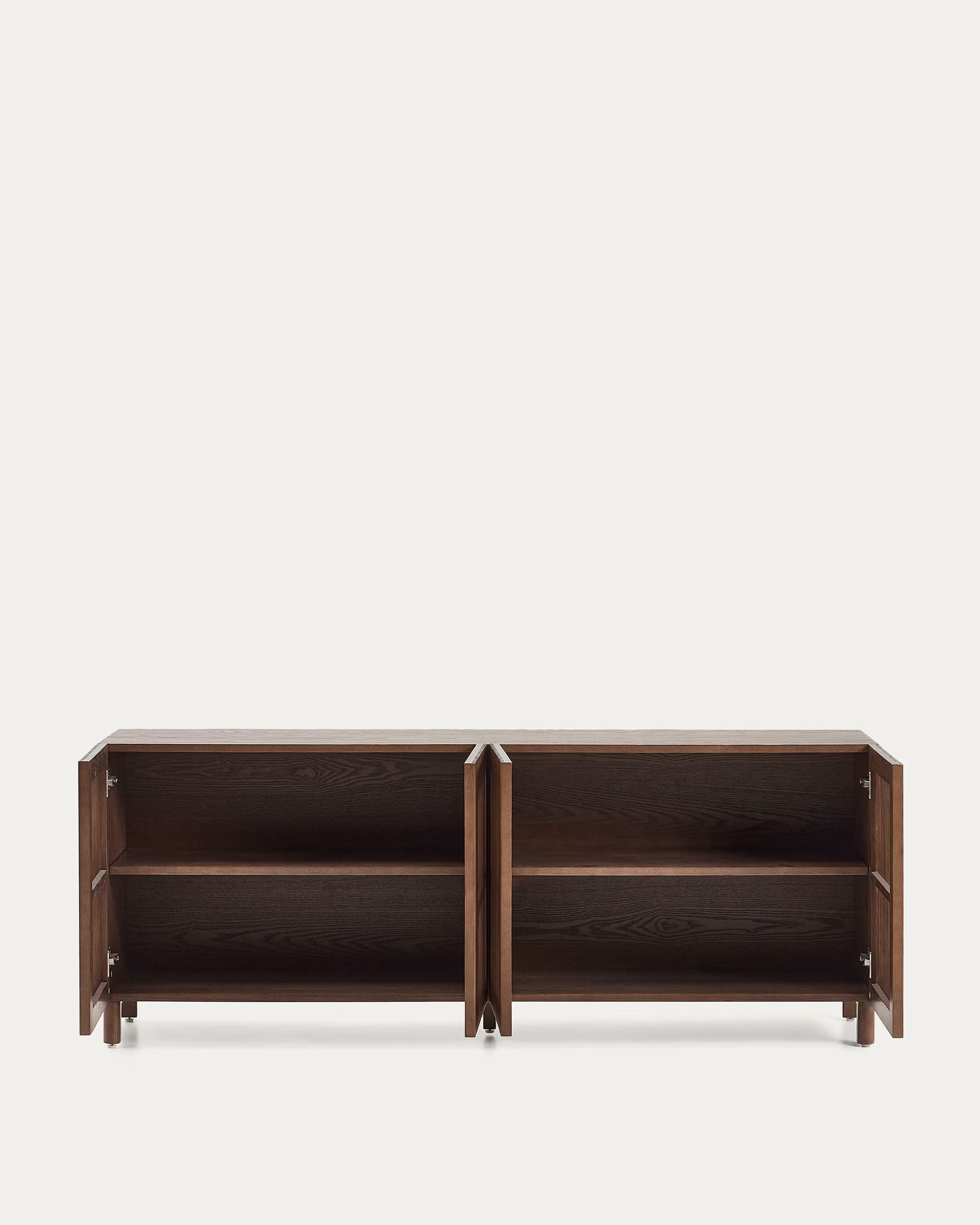 Kommode BEYLA aus dunkelbraunem Eschenholz