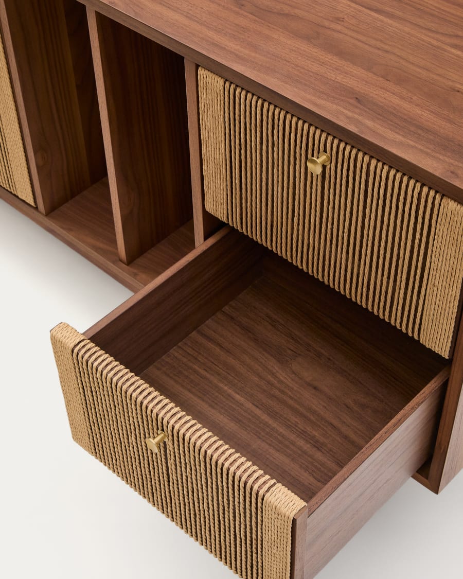 Kredens Elan Veneer and solid walnut wood