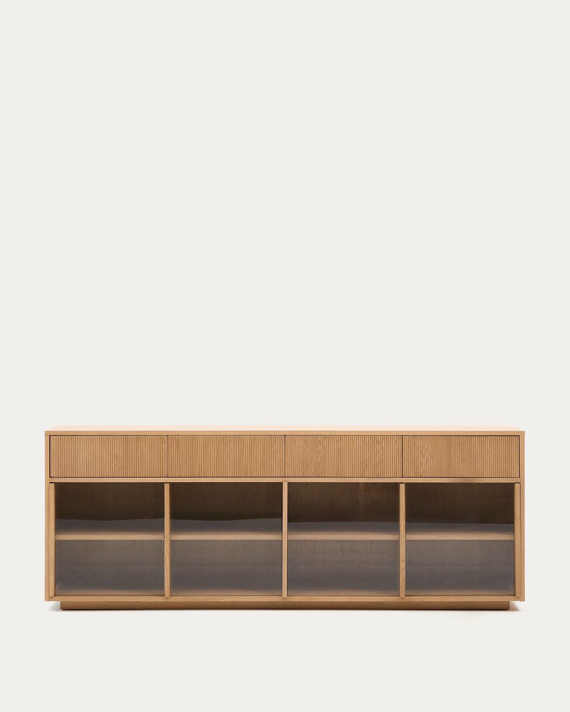 Helvine Oak Veneer Sideboard