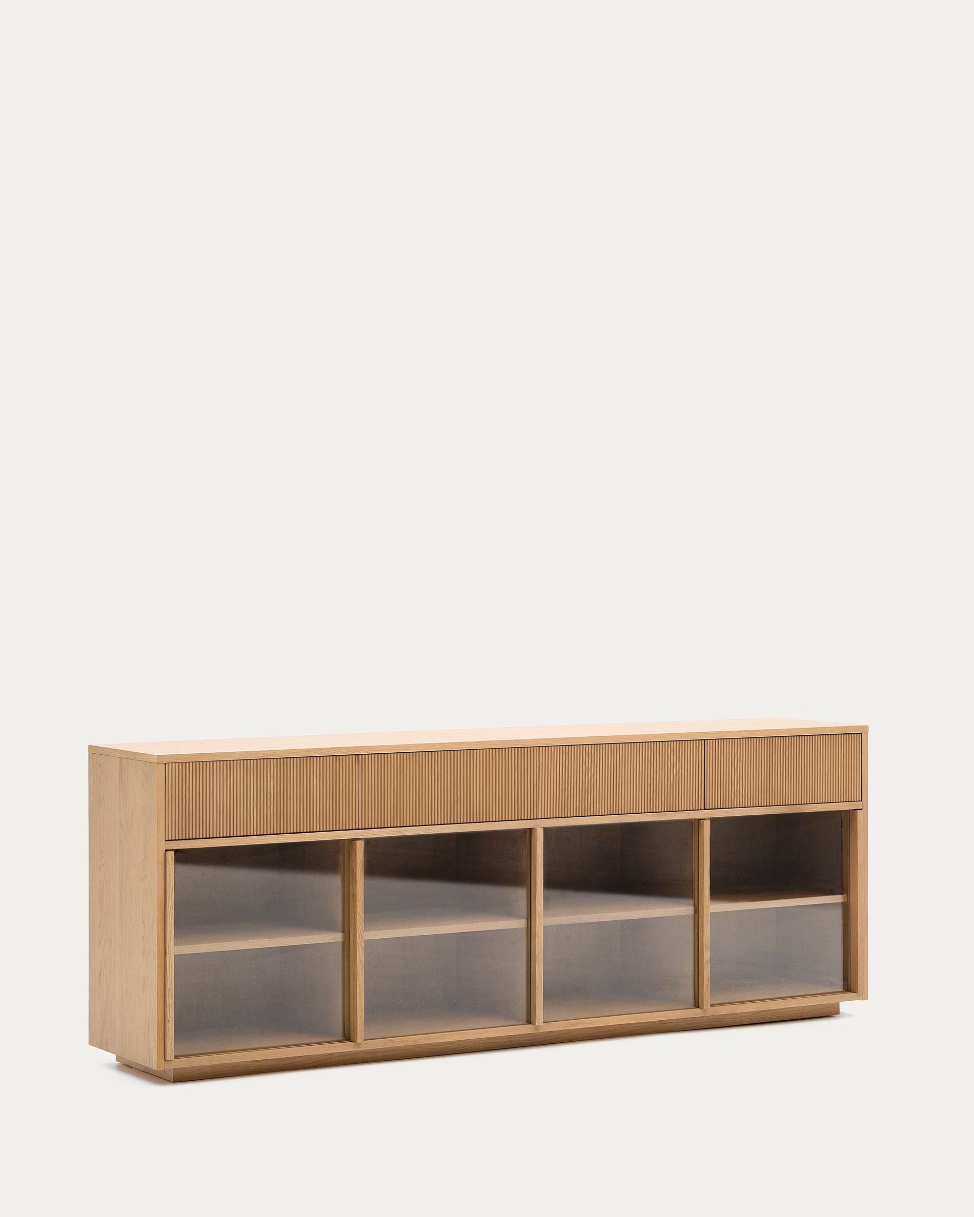 Helvine Oak Veneer Sideboard