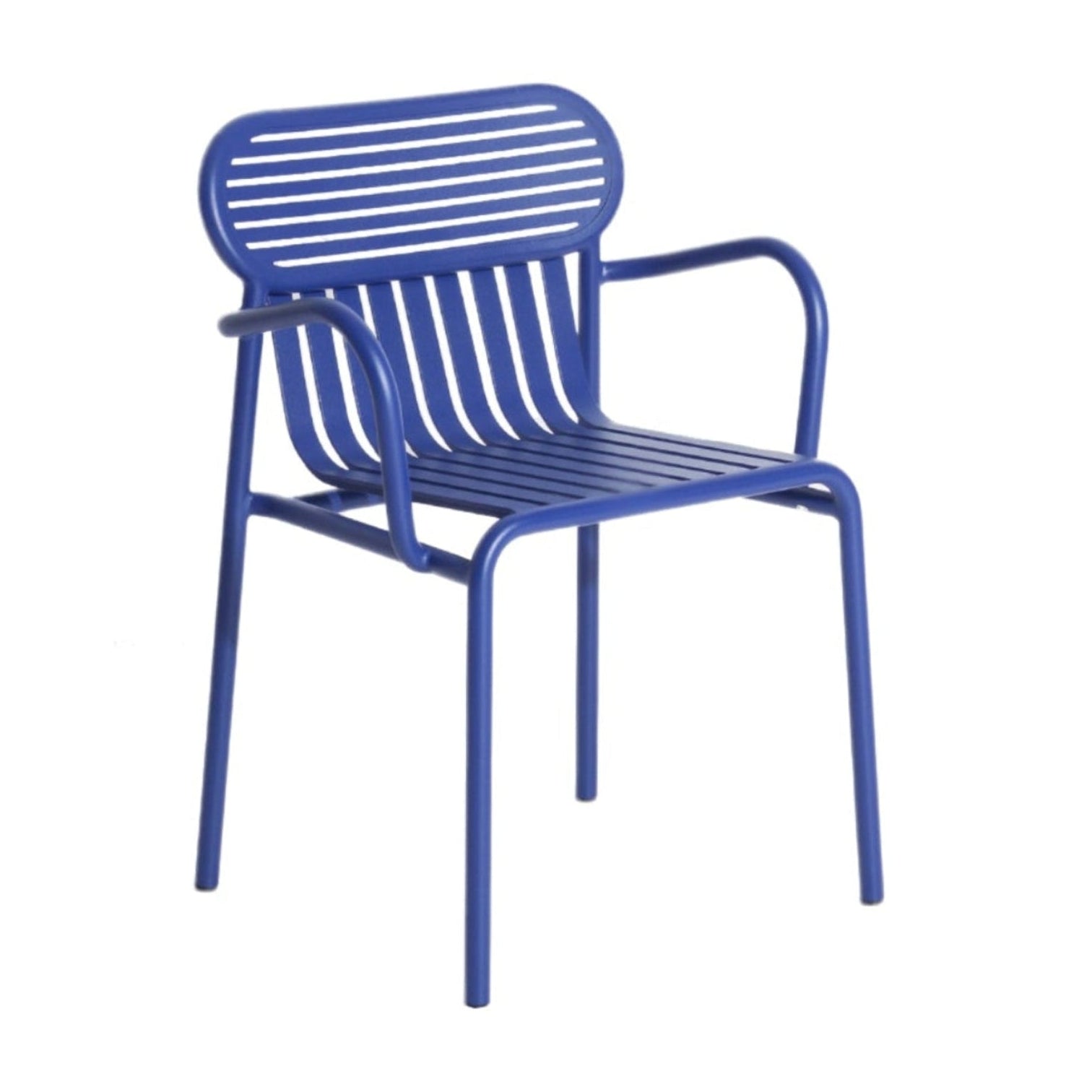 Tuinstoel met armleuningen WEEK-END donkerblauw